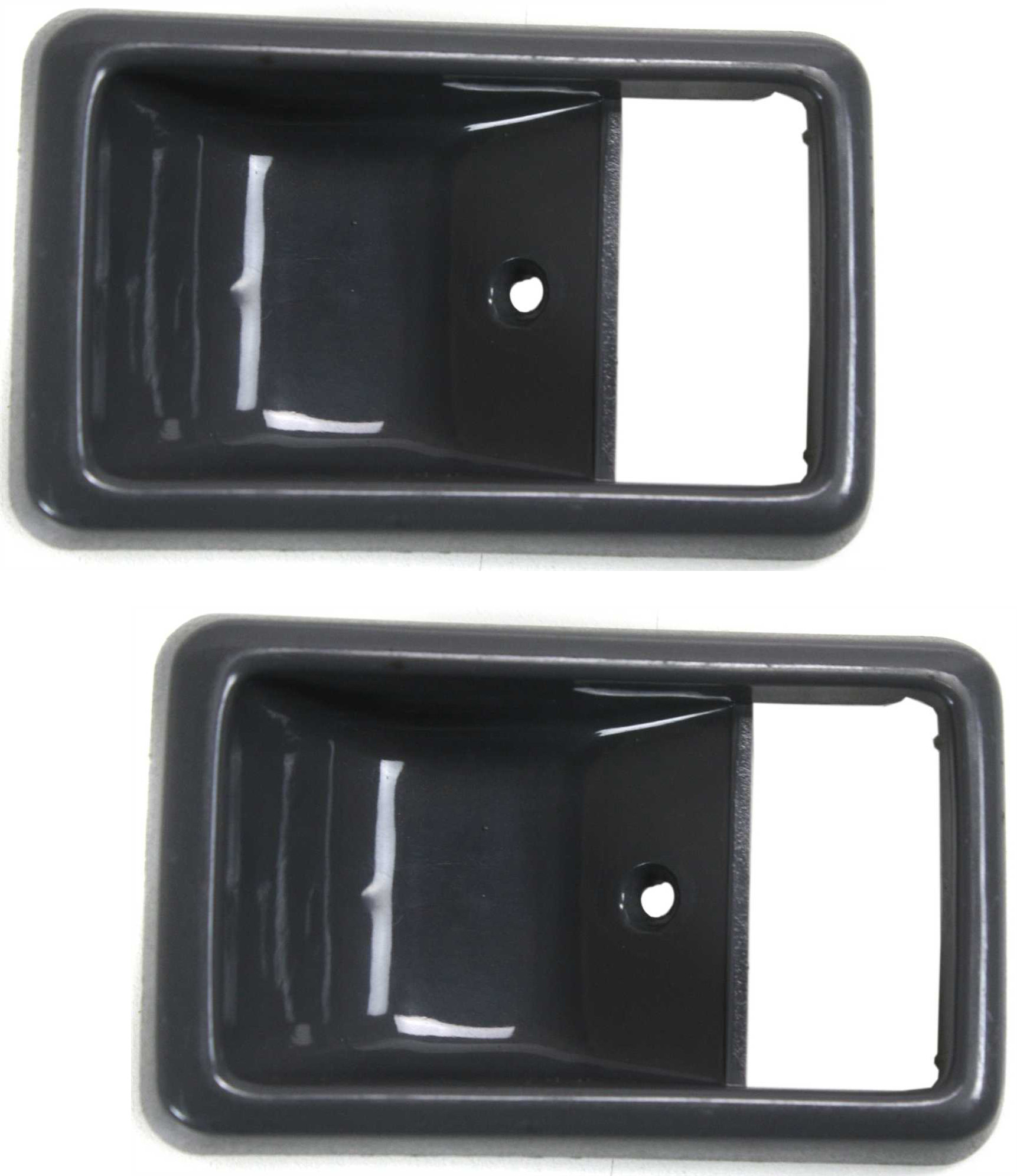 AM TOYOTA P U 84-88 FRONT DOOR HANDLE CASE RH=LH Gray Inner Set of 2 SKU SET T462113 Partslink TO1356101 OEM 6927789104B2