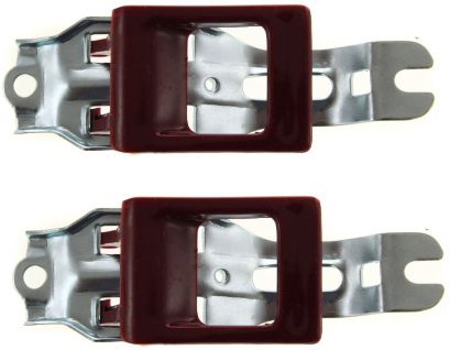 AM 4RUNNER PICKUP 84-89 FRONT INTERIOR DOOR HANDLE RH AND LH w o Case w Red Lever SKU SET T462124-2 Partslink TO1352121 OEM Performance