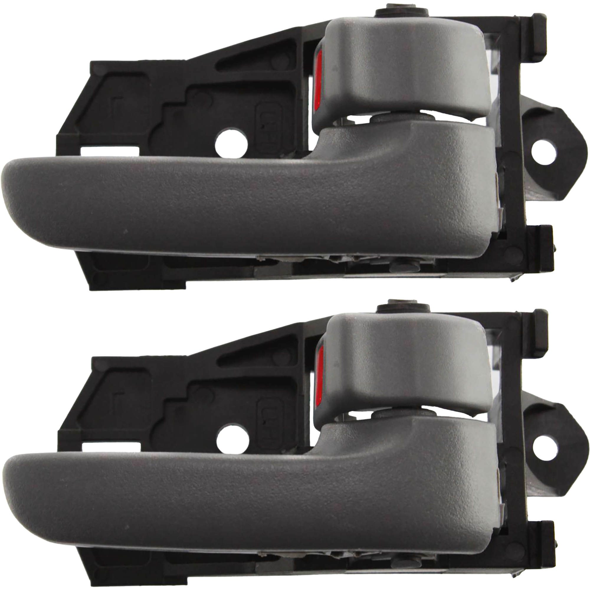 AM CAMRY ES300-97-01 SIENNA 99-03 FRONT INTERIOR DOOR HANDLE RH Set of 2 Gray Lvr w o Case Japan USA Built =REAR SKU SET T462131-2 Partslink TO1353123 OEM 69205AA010G0-69205AA010B0