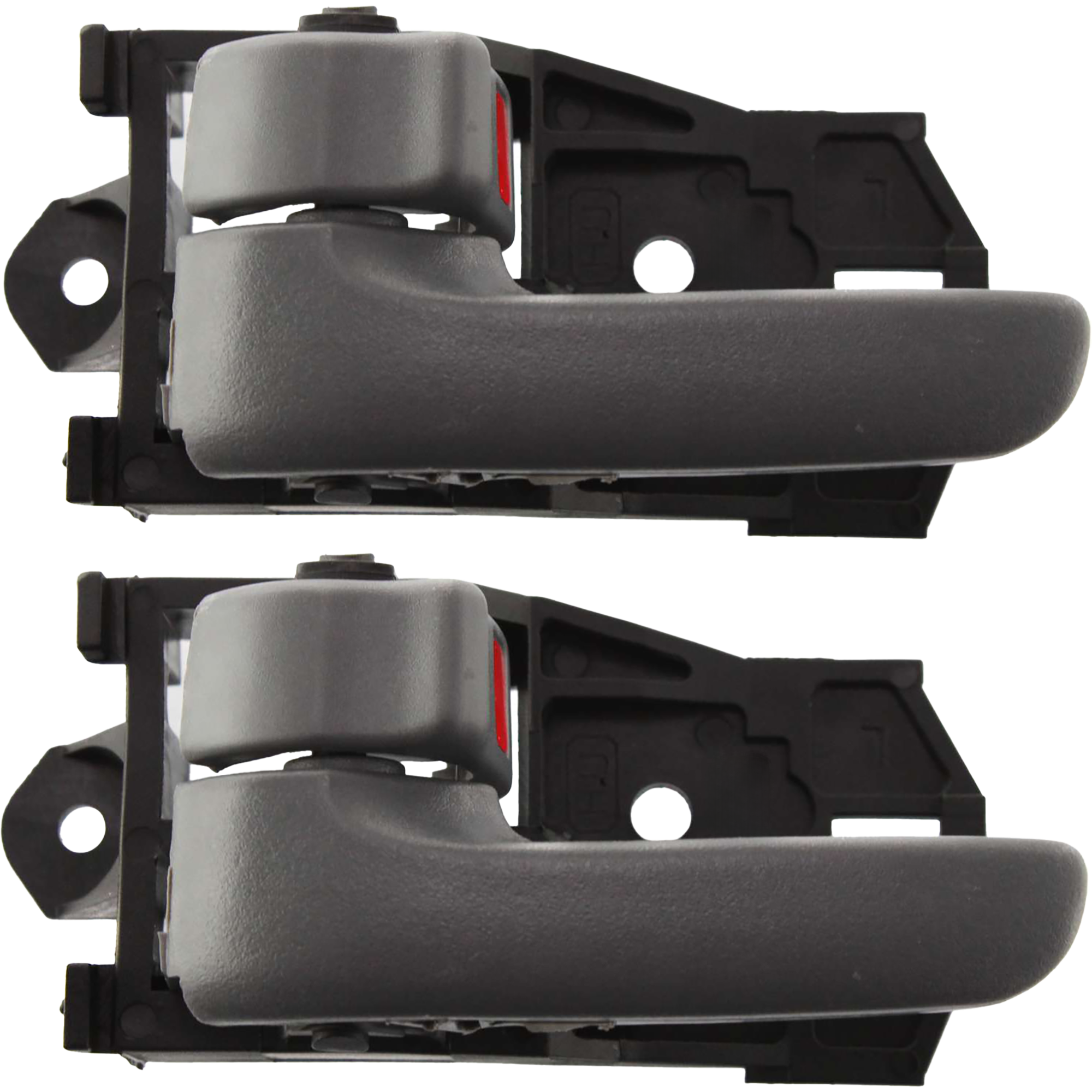 AM CAMRY ES300-97-01 SIENNA 99-03 FRONT INTERIOR DOOR HANDLE LH Set of 2 Gray Lvr w o Case Japan USA Built =REAR SKU SET T462132-2 Partslink TO1352123 OEM 69206AA010G0-6920622080B1