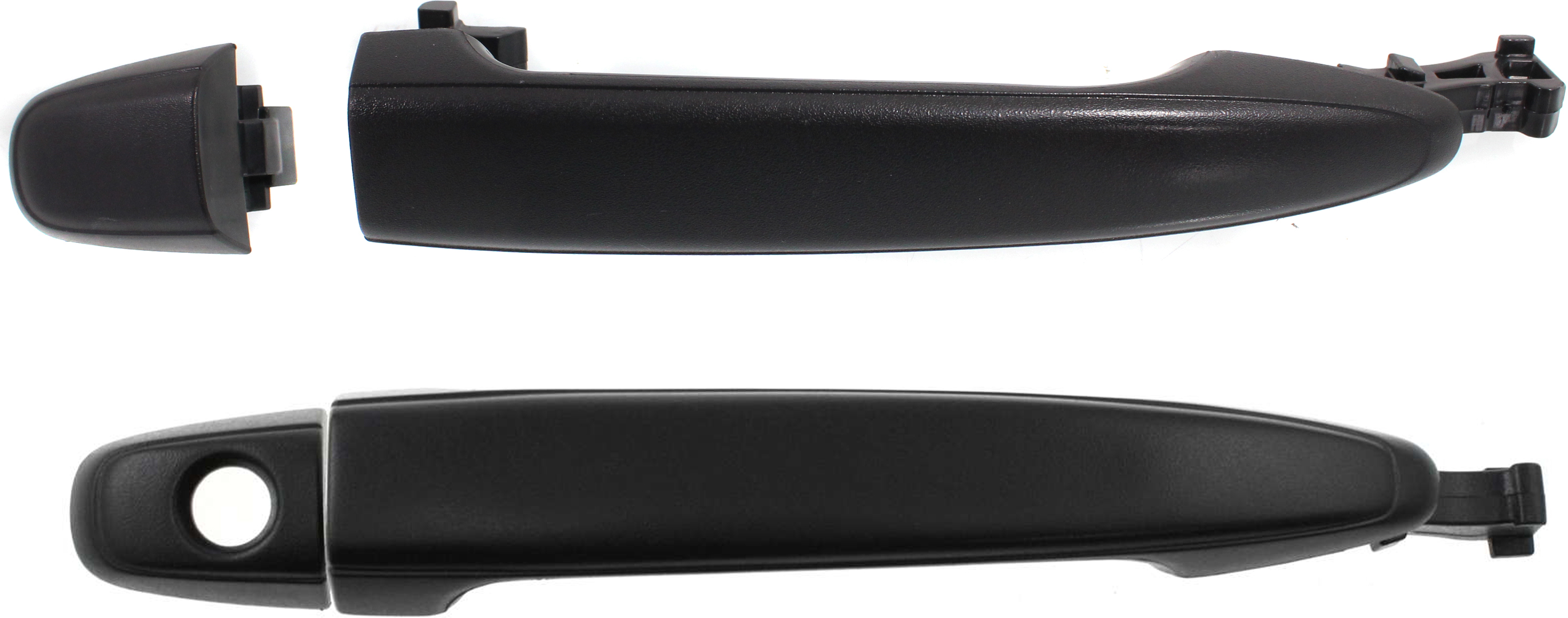 AM LAND CRUISER 03-09 HIGHLANDER 08-17 FRONT EXTERIOR DOOR HANDLE RH AND LH Txtrd Blk w o PBSS SKU SET T462504 Partslink FDH010291 FDH010292 OEM 69211AE010-6921704010-69217AE0
