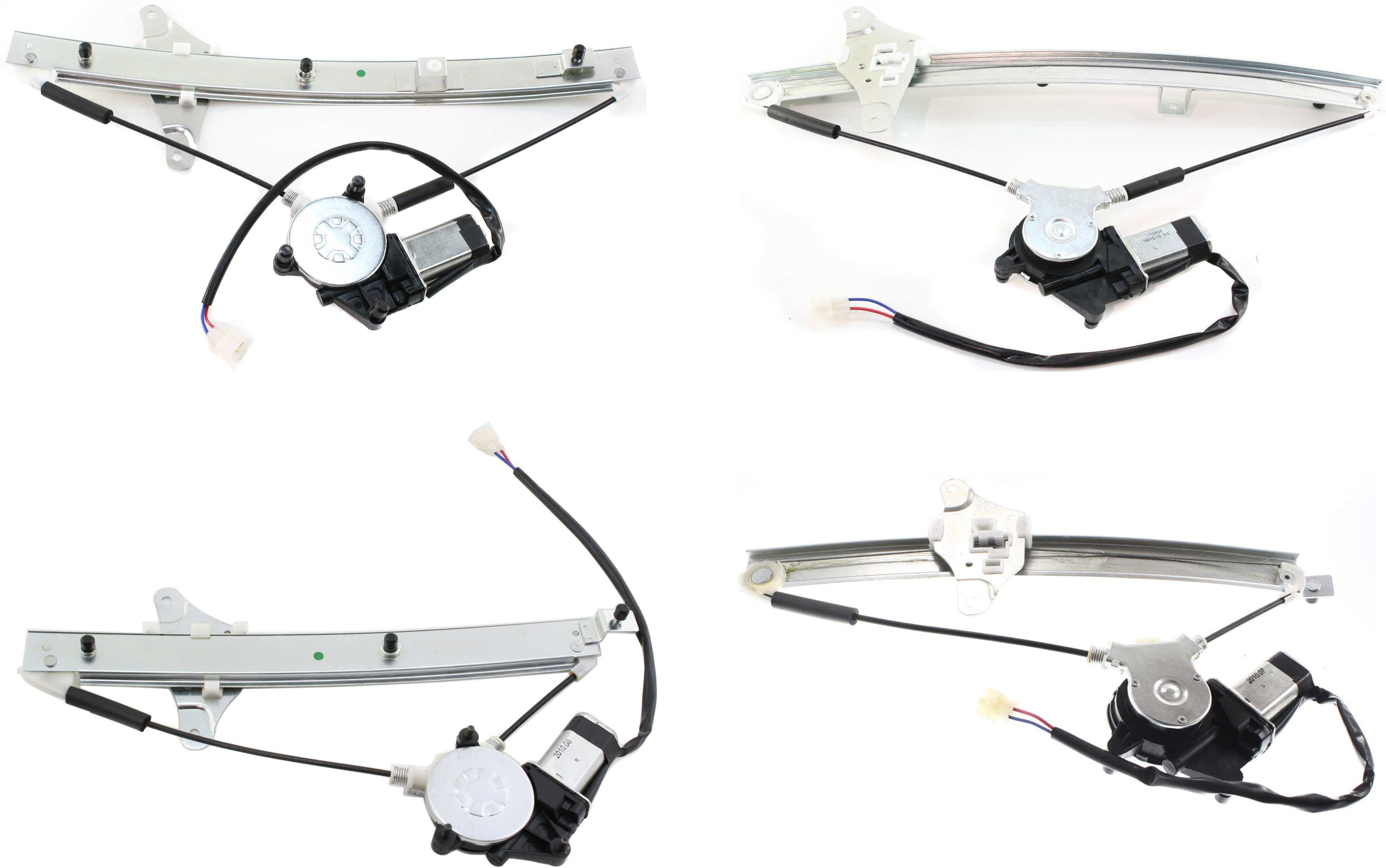 AM CAMRY 92-96 FRONT AND REAR WINDOW REGULATOR RH AND LH Set of 4 Power w Motor Sedan SKU SET T462903-4 Partslink TO1351122 TO1350122 TO1551111 TO1550111 OEM 6981006021-6982006021-69830320