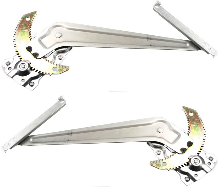 AM 4RUNNER 84-89 PICKUP 84-88 FRONT WINDOW REGULATOR RH AND LH Manual Manual Crank Type SKU SET T462905 Partslink TO1350117 TO1351117 OEM 6980189108-6980289108