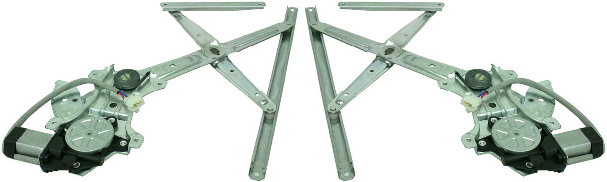 AM LAND CRUISER 91-97 FRONT WINDOW REGULATOR RH AND LH Power w Motor SKU SET T462927 Partslink TO1351135 TO1350135 OEM 6980160010-6980260010