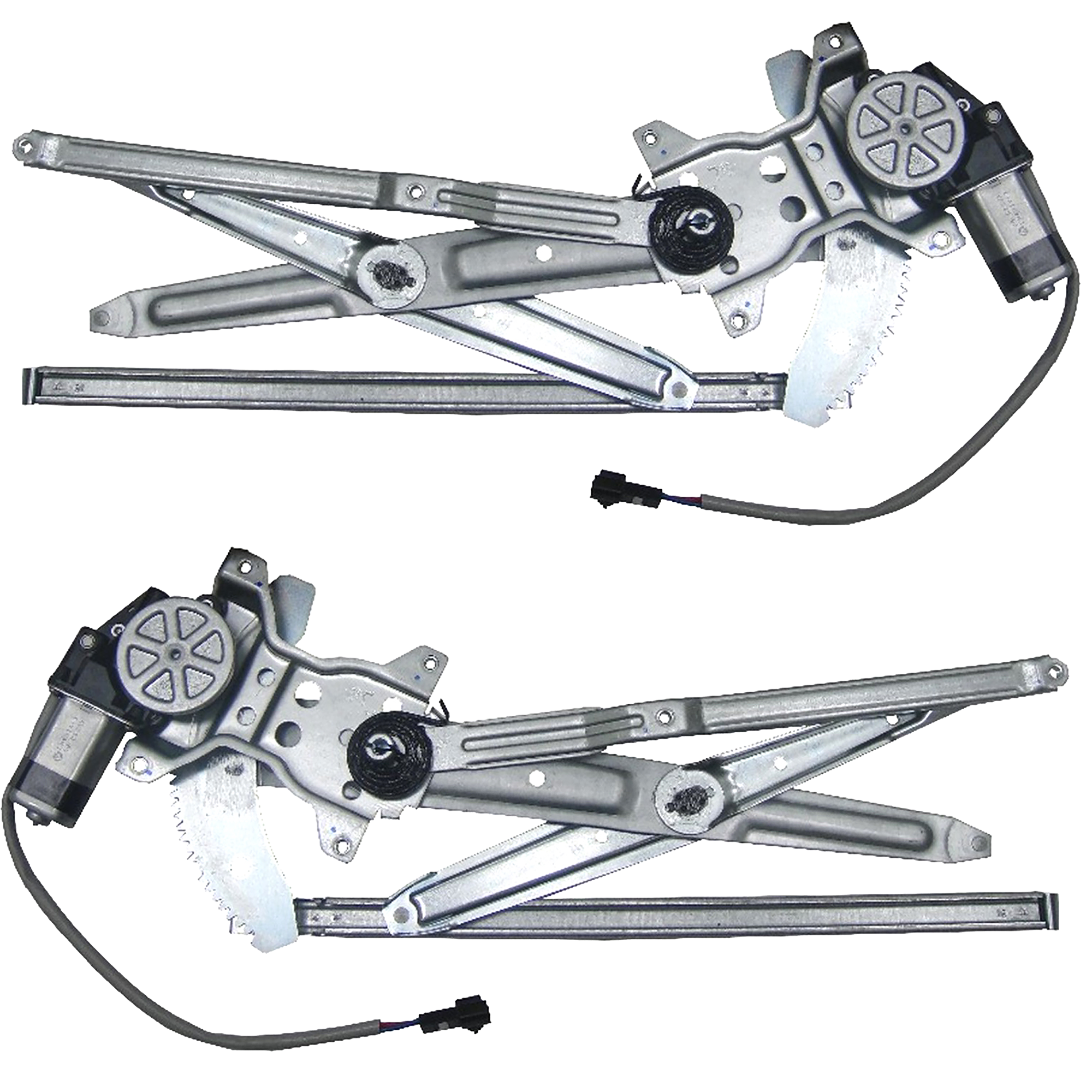 AM SIENNA 98-00 FRONT WINDOW REGULATOR RH AND LH Power w Motor SKU SET T462929 Partslink TO1351134 TO1350134 OEM 6980108010-6980208010