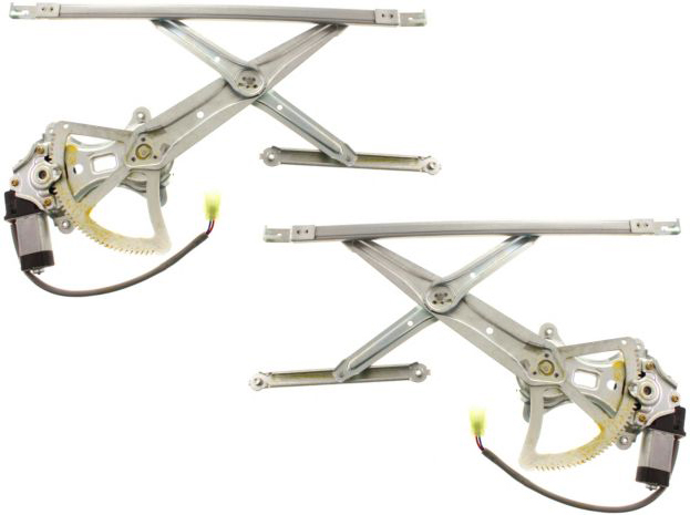 AM CAMRY 02-06 FRONT WINDOW REGULATOR RH AND LH Power w Motor USA Built SKU SET T462935 Partslink TO1351142 TO1350142 OEM 69801AA030 PFM 69802AA030 PFM
