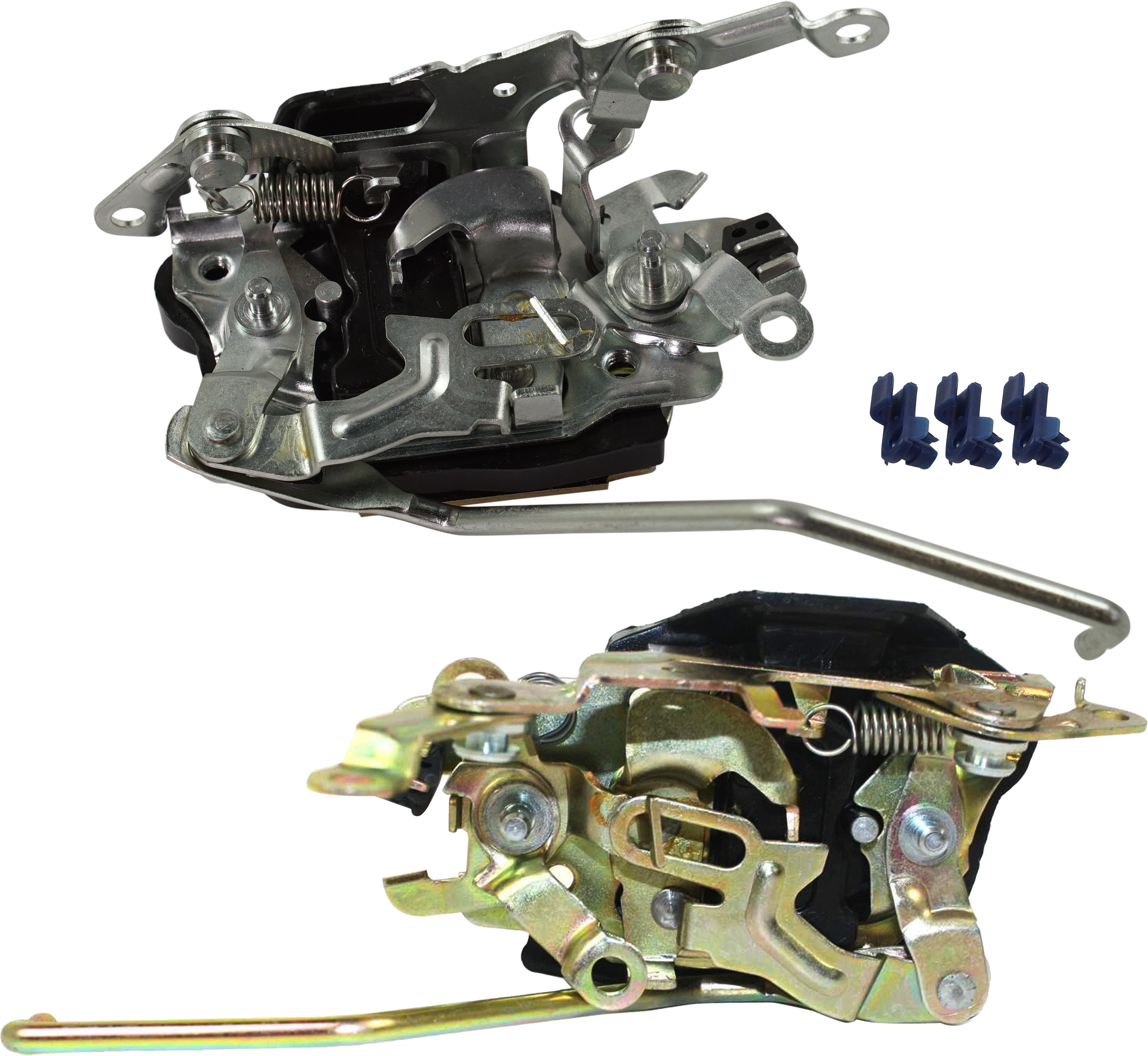 AM CAMRY 92-96 FRONT DOOR LATCH RH AND LH Assembly w o Power Windows Sedan Wagon SKU SET T464915 Partslink TO1313110 TO1312110 OEM 6931033020-6932033020