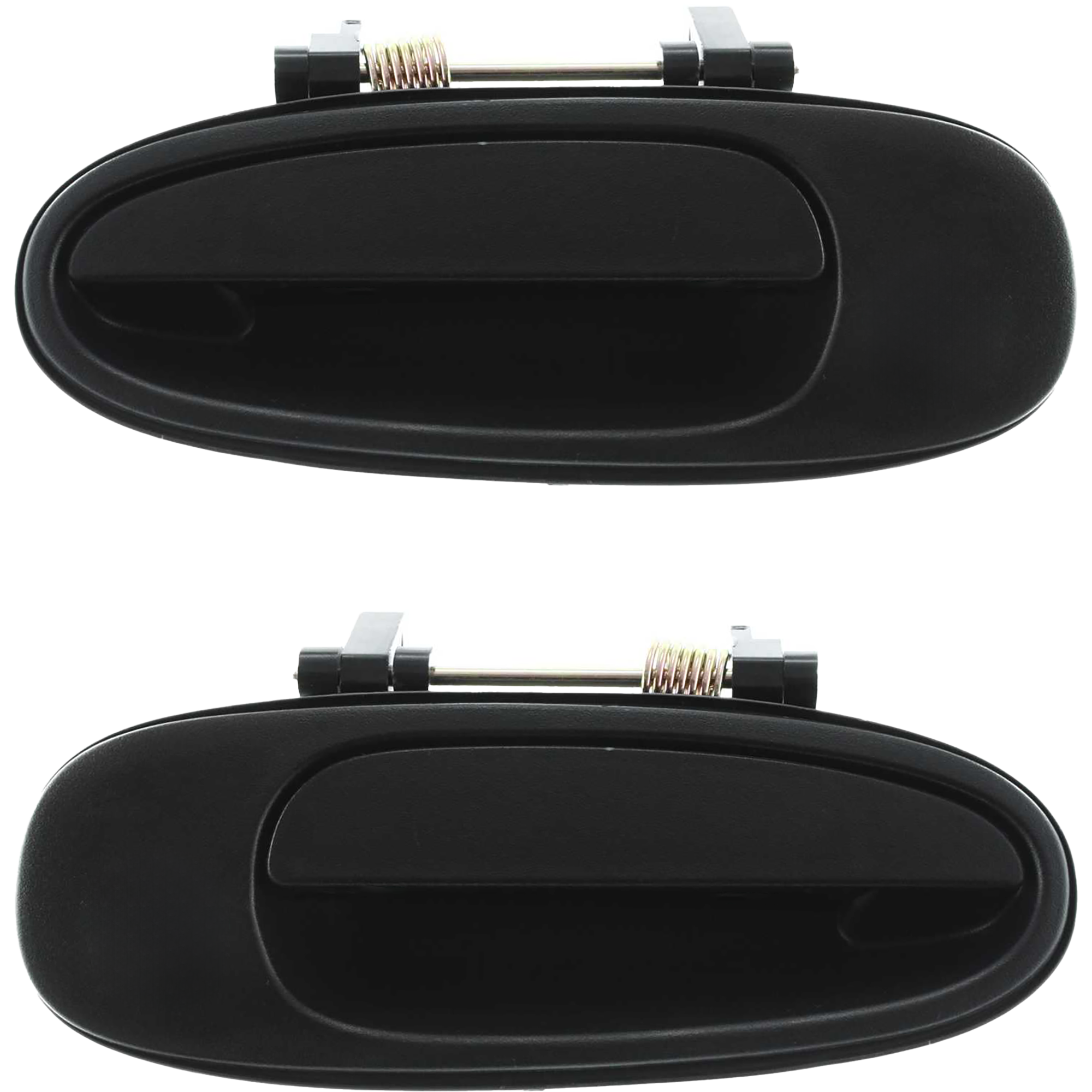 AM COROLLA 93-97 RAV4-96-00 REAR EXTERIOR DOOR HANDLE RH Textured Black Plastic SKU SET T491301 Partslink TO1521105 TO1520105 OEM 6923012140-6923012150-69240121
