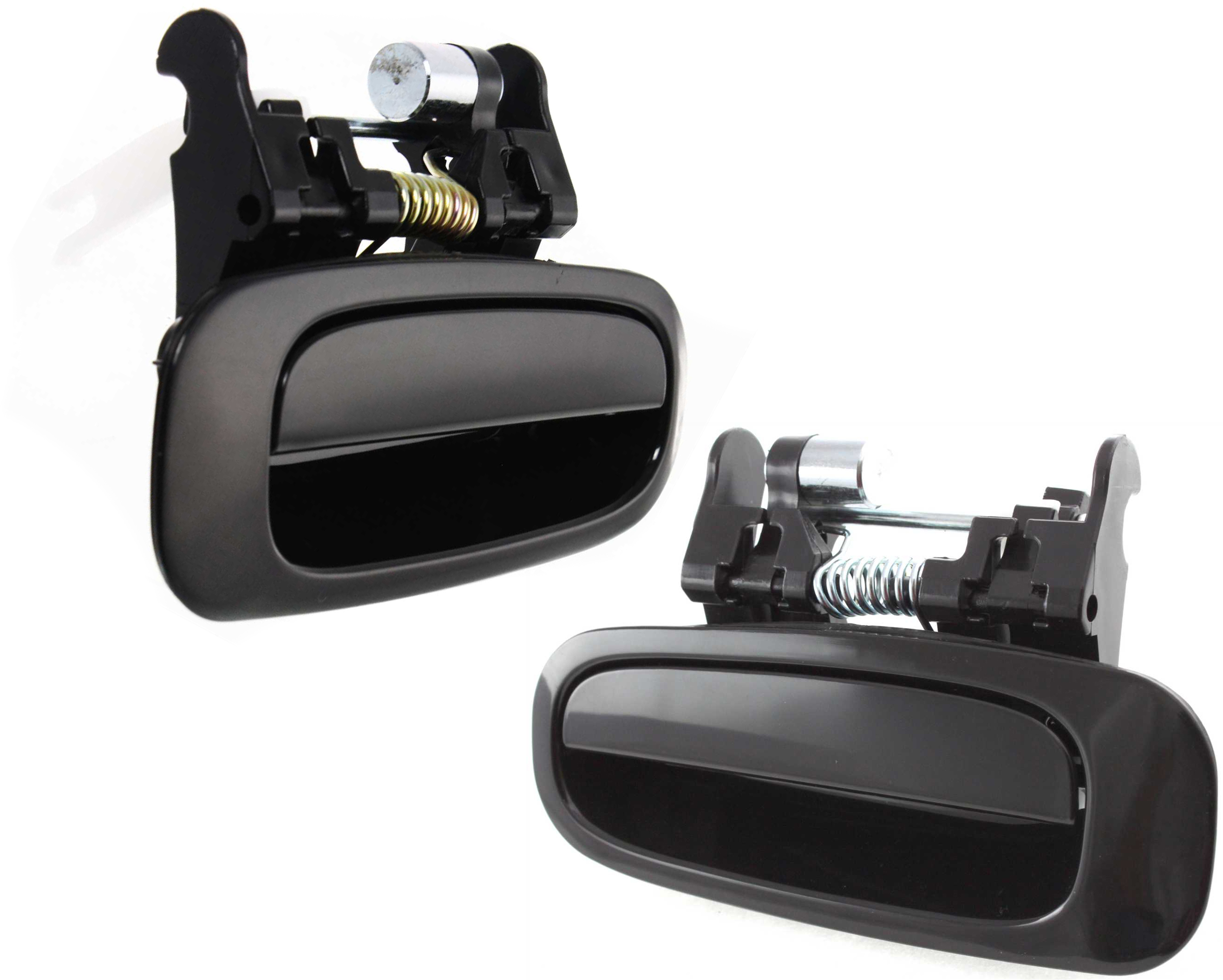 AM COROLLA PRIZM 98-02 REAR DOOR HANDLE RH and LH Included Assembly Outside Smooth Black SKU SET T491313 OEM 94857484 PFM 94857485 PFM