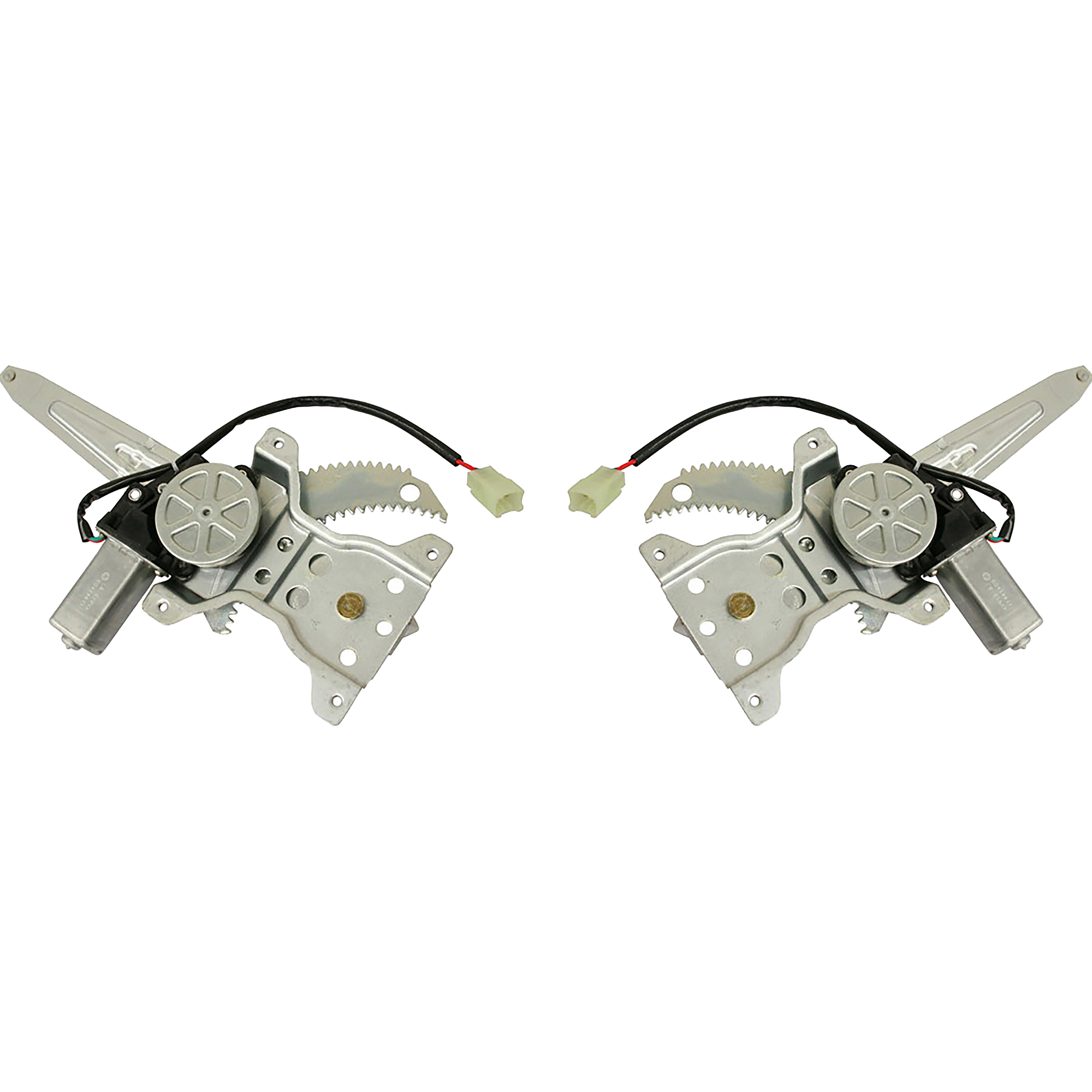 AM COROLLA 03-08 REAR WINDOW REGULATOR RH AND LH Power With Motor SKU SET T491709 Partslink TO1550108 TO1551108 OEM 6983002140-6984002140