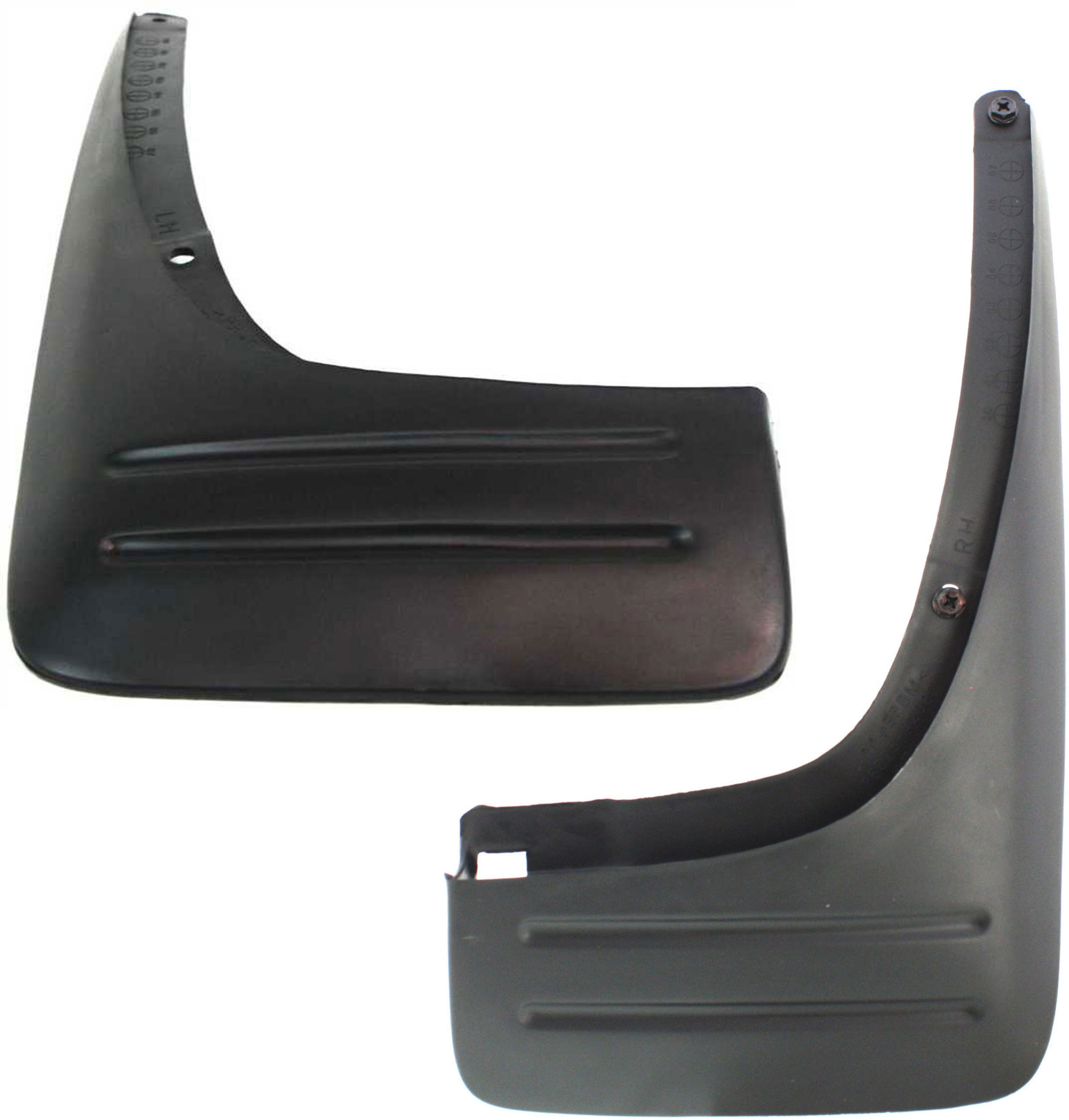 AM RAV4-01-05 REAR MUD GUARD RH AND LH w o Wheel Opening Flares SKU SET T552903 Partslink TO1709103 TO1708103 OEM 7662542080-7662642140