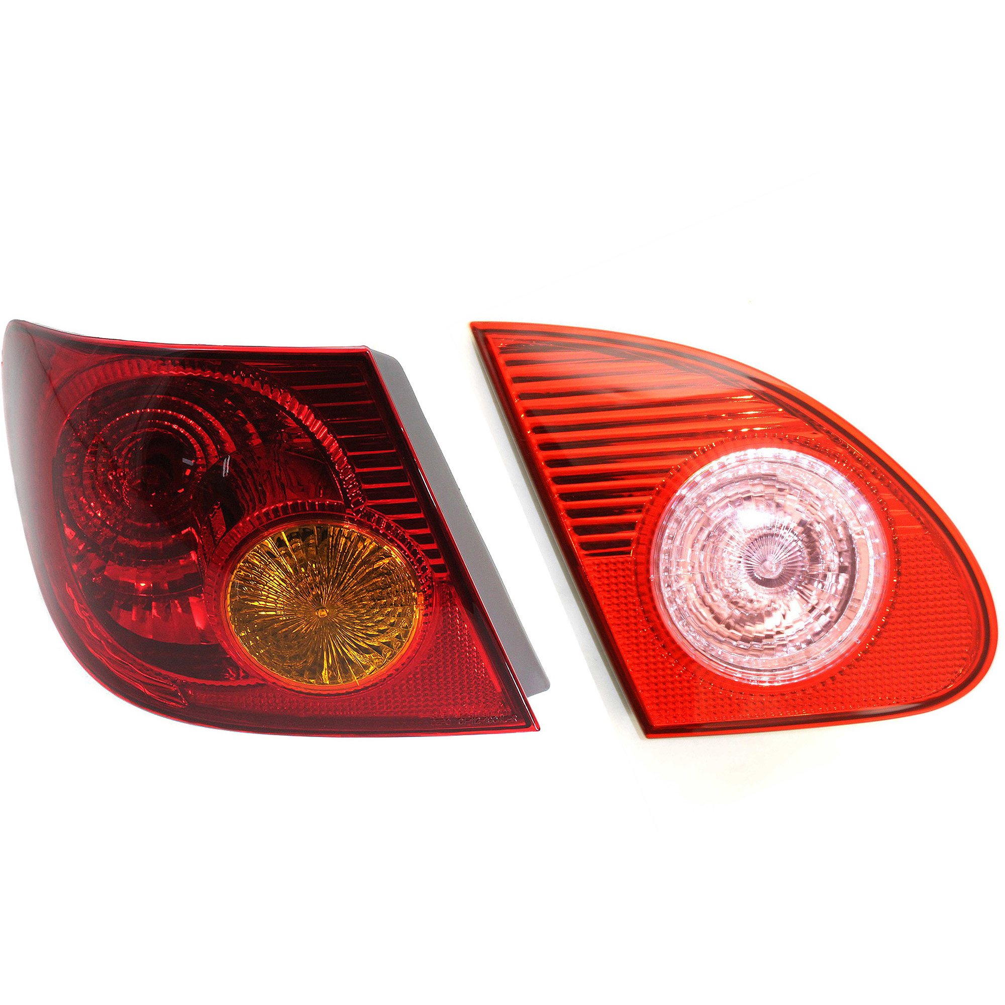 AM COROLLA 03-04 TAIL LAMP LH Inner and Outer Halogen SKU SET T730108 A Partslink TO2800144 TO2882103 OEM 8156002200-8168002030