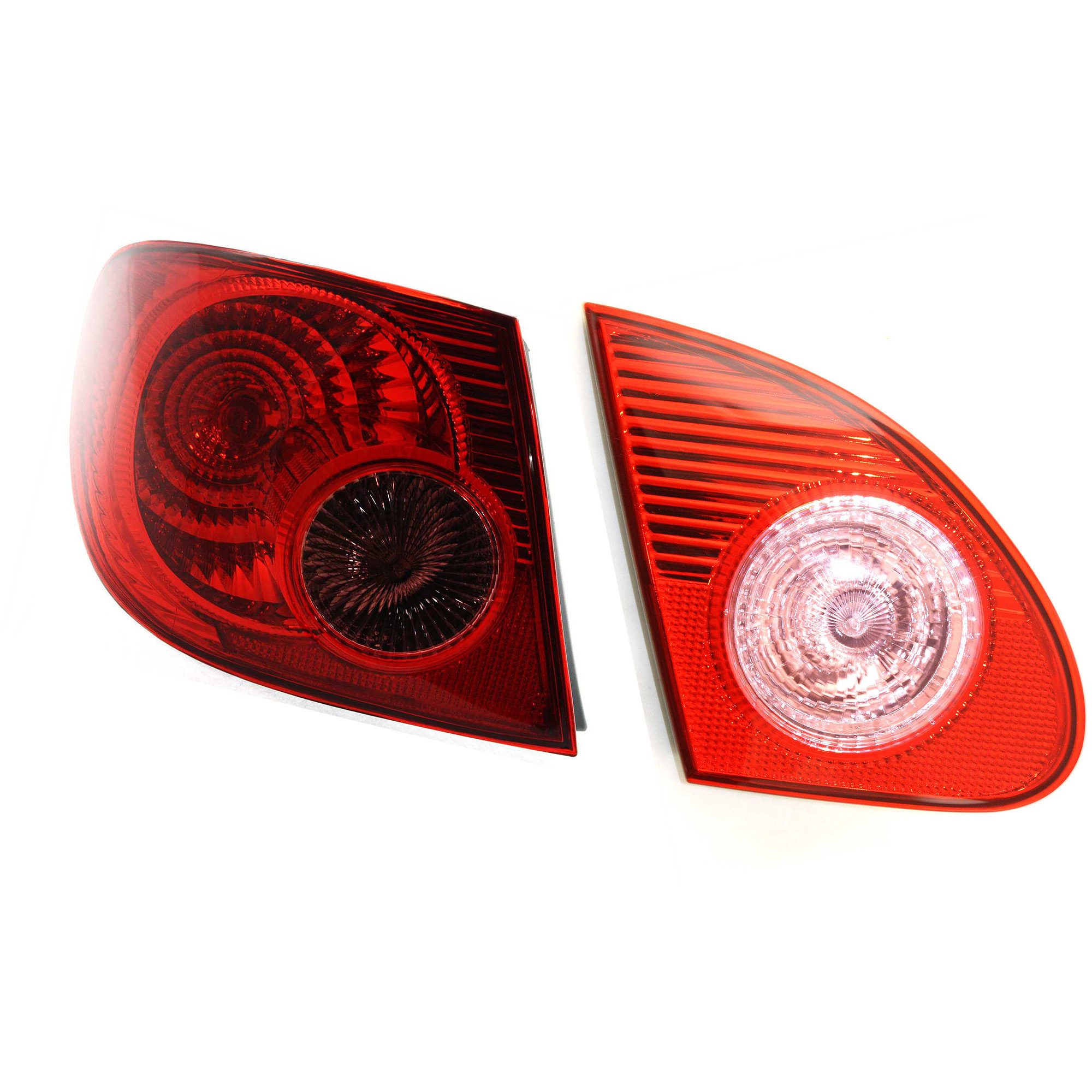 AM COROLLA 05-08 TAIL LAMP LH Inner and Outer Halogen SKU SET T730118 A Partslink TO2800154 TO2882103 OEM 8156002290-8168002030
