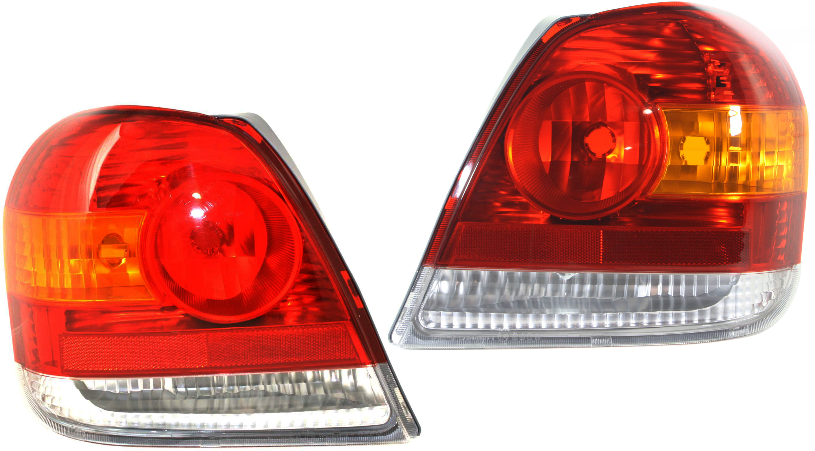 AM ECHO 04-05 TAIL LAMP RH AND LH Lens and Housing Coupe Sedan SKU SET T730119 Partslink TO2819123 TO2818123 OEM 8155152320-8156152300