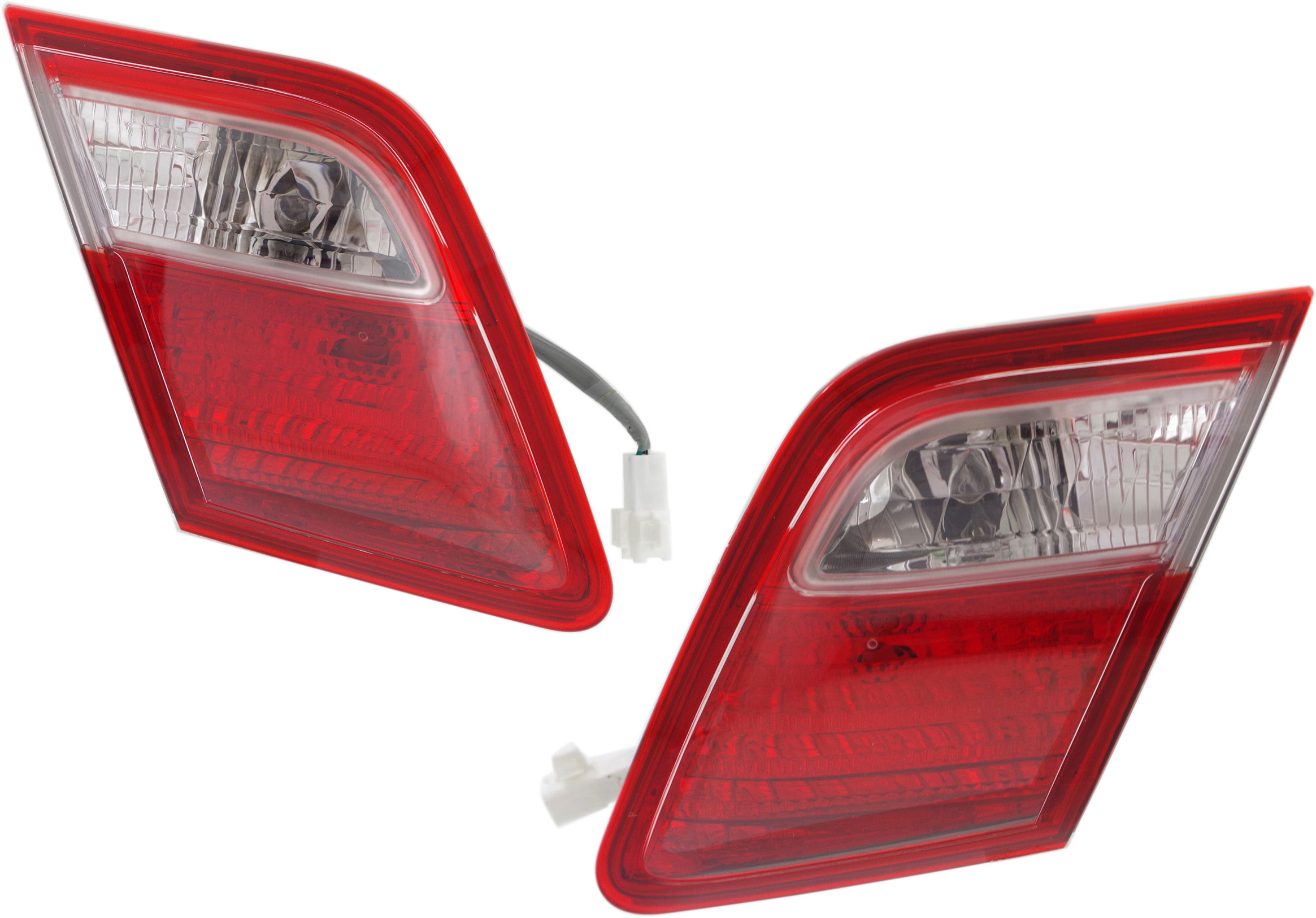 AM CAMRY 07-09 TAIL LAMP RH AND LH Inner Assembly Halogen Exc. Hybrid Model Japan USA Built Vehicle SKU SET T730145 Partslink TO2819128 TO2818128 OEM 8158006120-8158133120 PFM 8159
