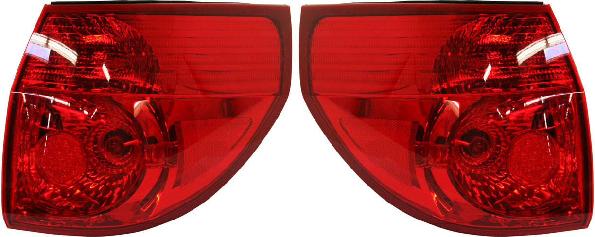 AM SIENNA 06-10 TAIL LAMP RH AND LH Outer Assembly Halogen SKU SET T730157 Partslink TO2805102 TO2804102 OEM 81550AE020-81560AE020