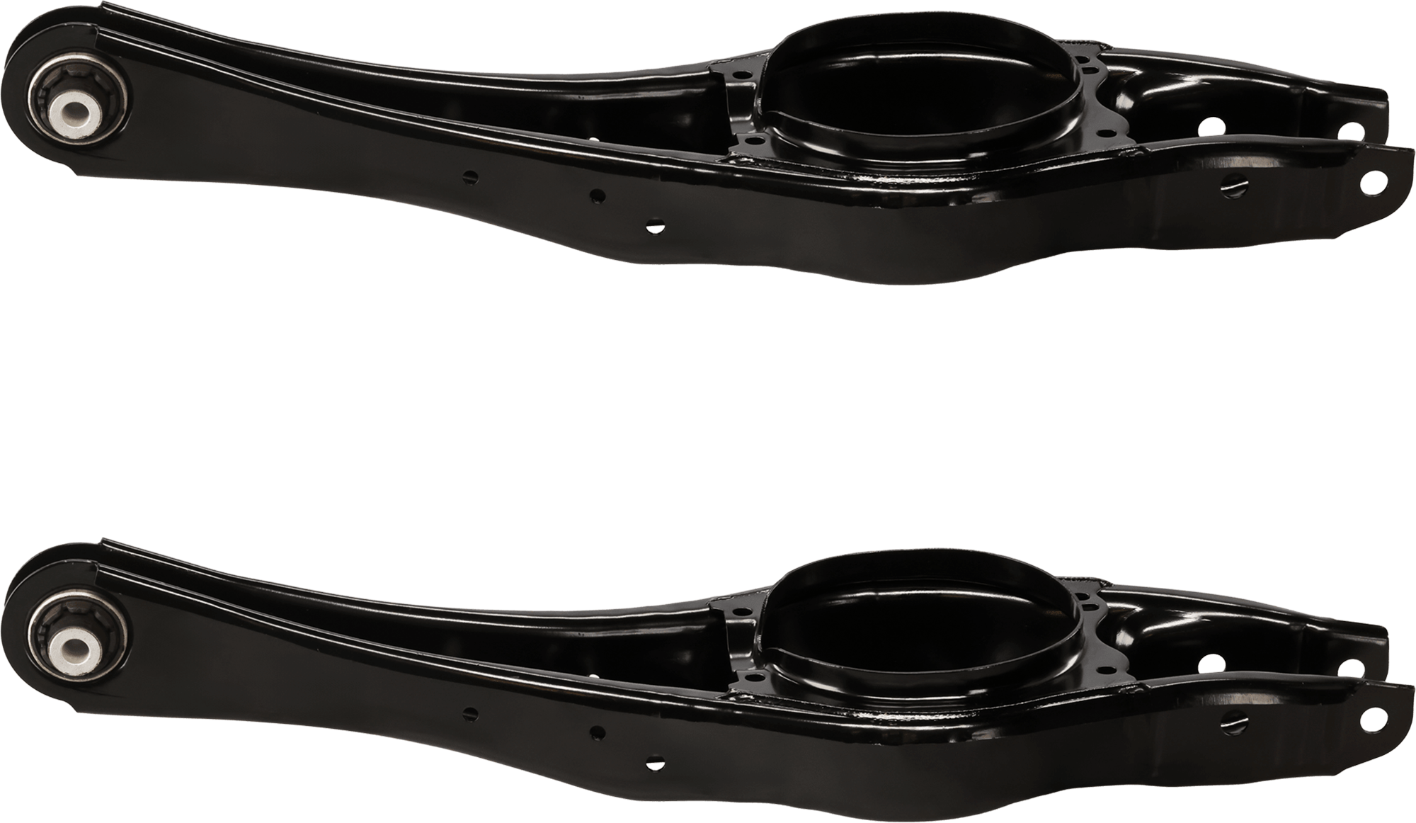 AM A3 SPORTBACK E TRON 16-18 E GOLF 15-20 REAR CONTROL ARM RH AND LH Lower Rearward w o Ball Joint w Bushing SKU SET TA28150023-2 OEM 3Q0505311C 3Q0505311D 3Q050531