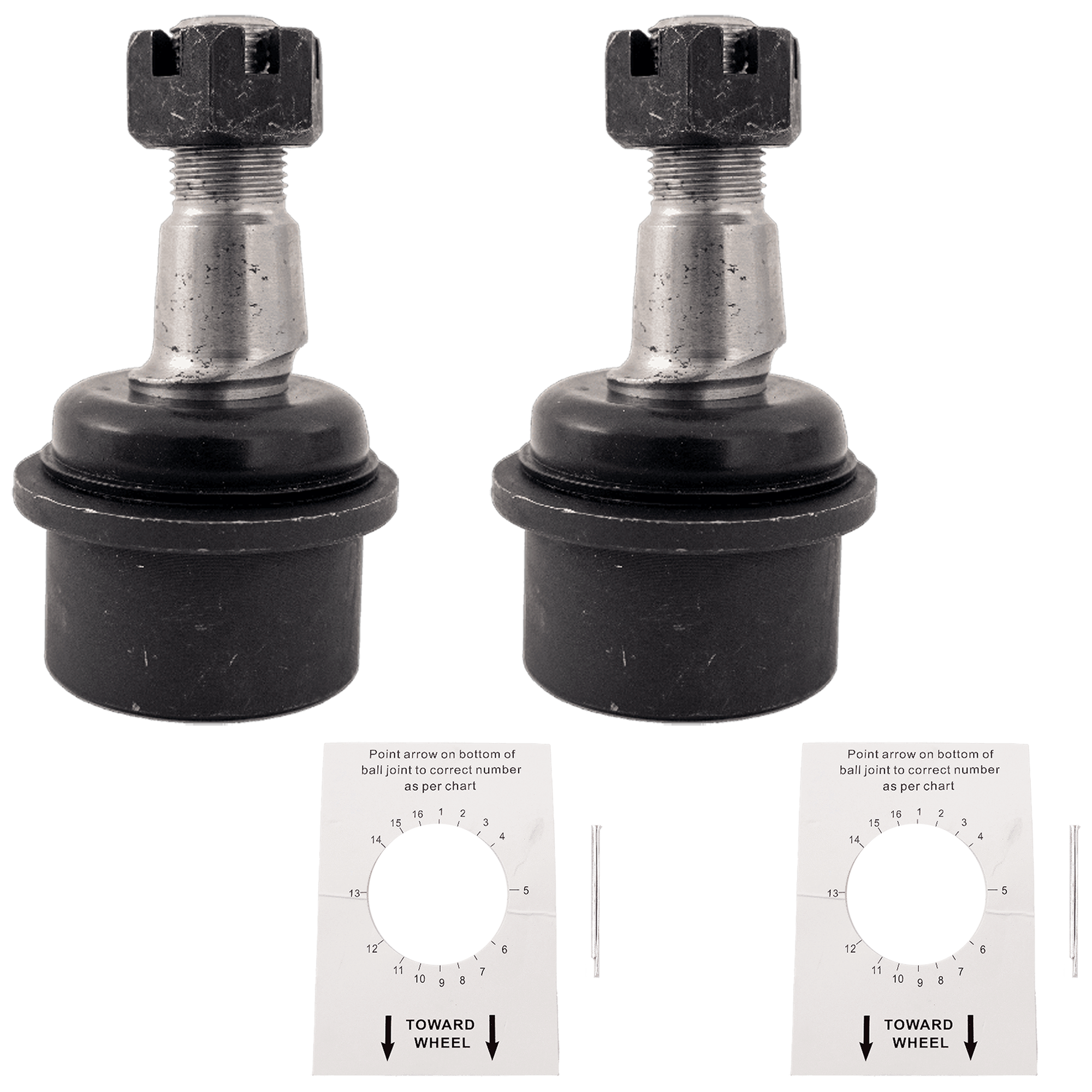 AM CHEROKEE 84-01 COMANCHE 86-92 FRONT BALL JOINT RH AND LH Lower SKU SET TC28230003-2 OEM 442490-2642972-2642973-2642974