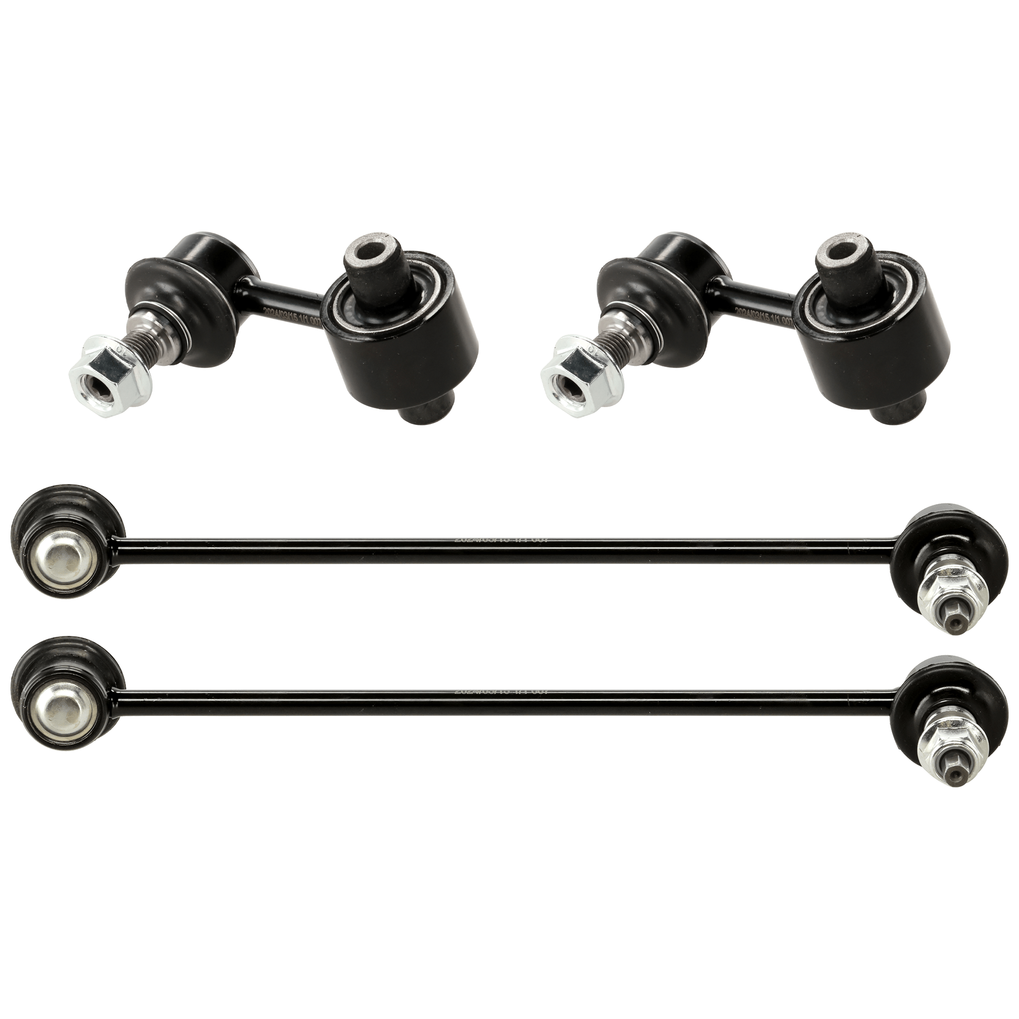 AM KONA ELECTRIC 19-22 IONIQ 17-22 FRONT AND REAR SWAY BAR LINK RH AND LH w Bushing Set of 4 SKU SET TH28690008 OEM 54830F2000-54830J9000-55530G20