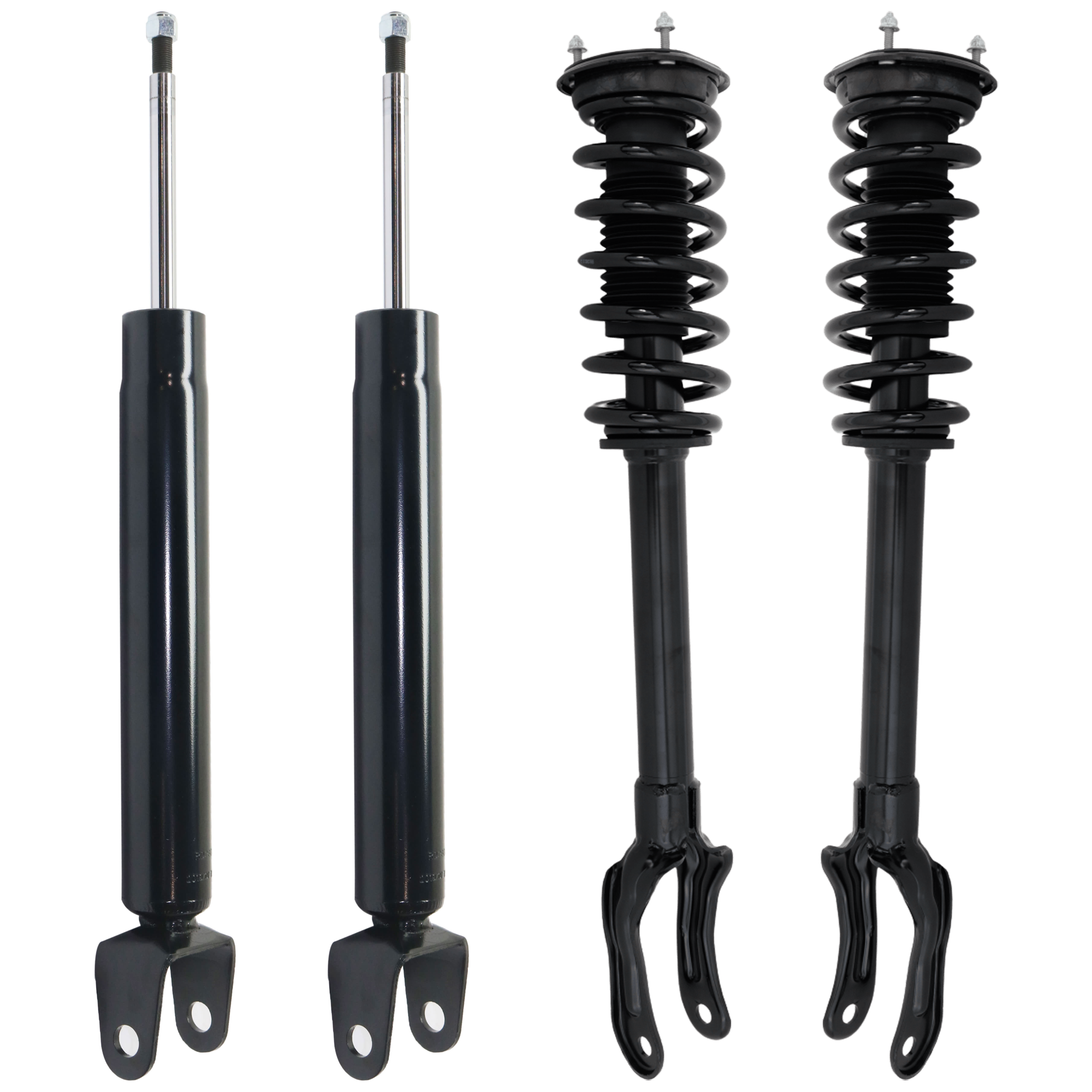 AM GRAND CHEROKEE 11-14 FRONT AND REAR STRUT RH AND LH Set of 3 Gas Charged Twin tube w o Load Leveling and Performance Suspension SKU SET TJ28050003 A OEM 68084522AE 68069846AH 68069846