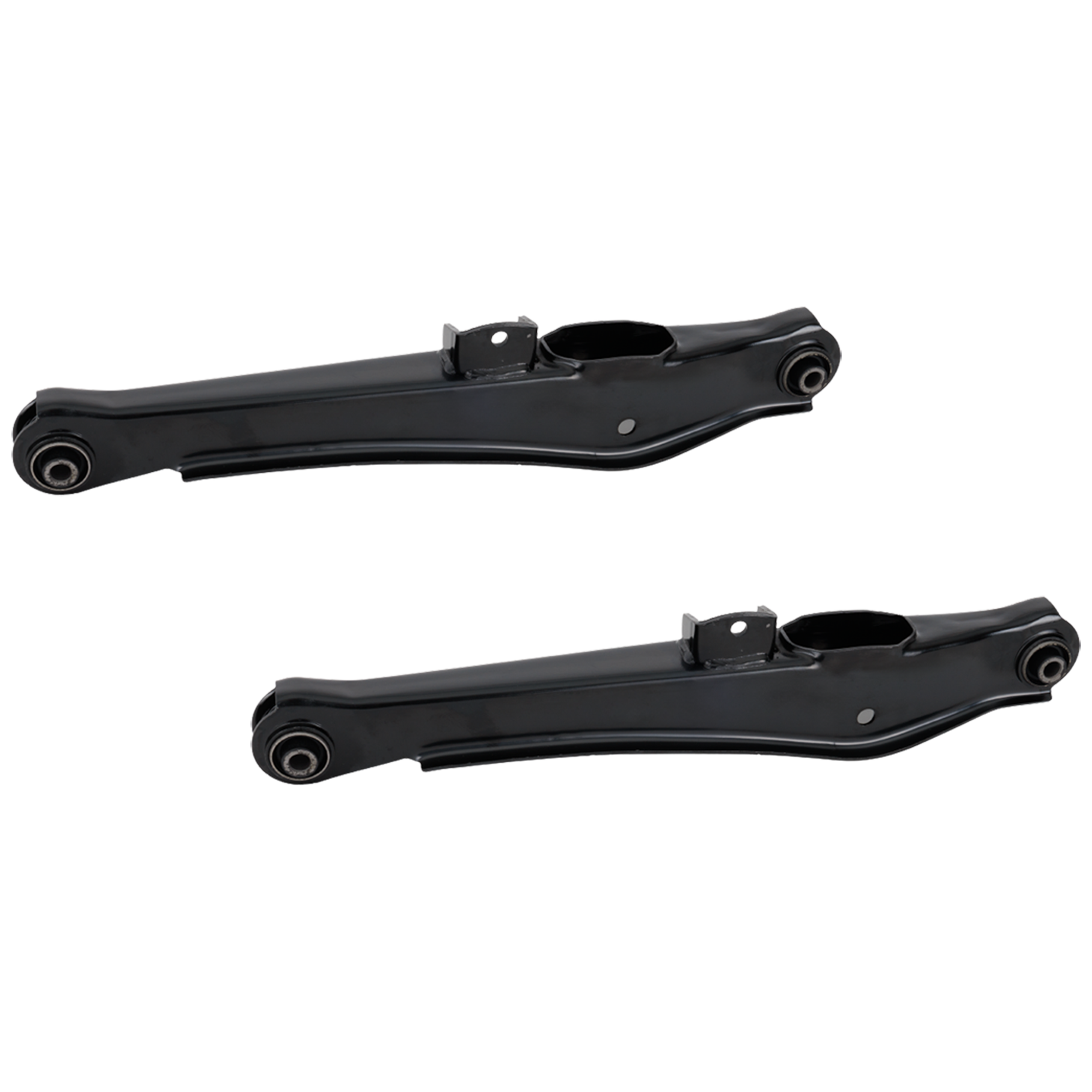 AM LANCER 08-17 OUTLANDER 08-22 REAR CONTROL ARM RH AND LH Lower Rearward w o Ball Joint w Bushing SKU SET TM28150019-2 OEM 1412108-2608436-19381898-30031