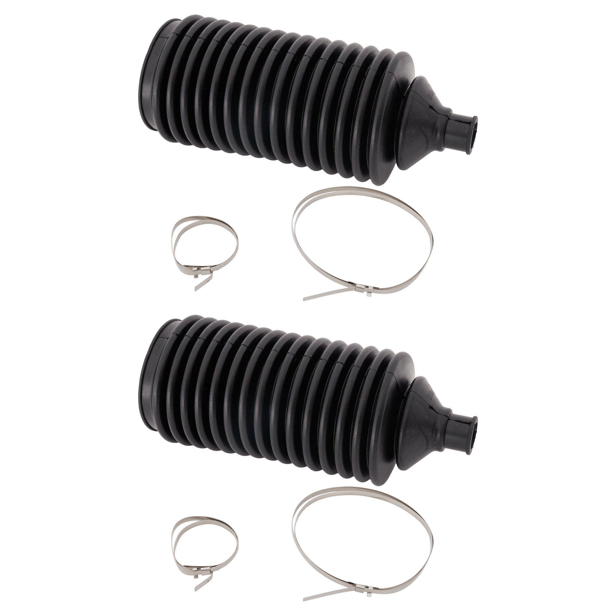 AM PATHFINDER 05-12 FRONTIER 05-20 STEERING RACK BOOT RH AND LH Bellows w Locking C Clamps Frontier To 3-20 SKU SET TN28100002-2 OEM 48203EA025