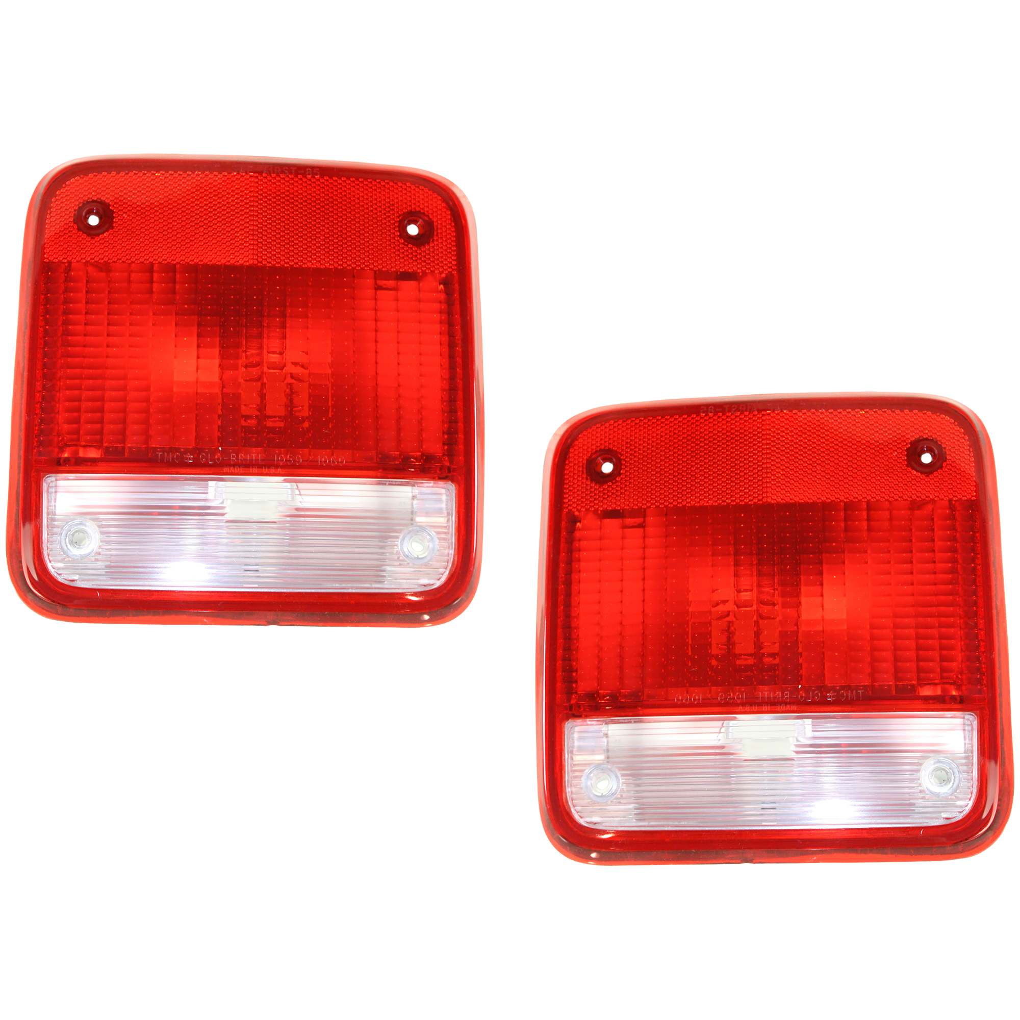 AM G SERIES VAN 85-96 TAIL LAMP RH AND LH Lens and Housing SKU SET TRI1060 Partslink GM2800101 GM2801101 OEM 5977495-5977496