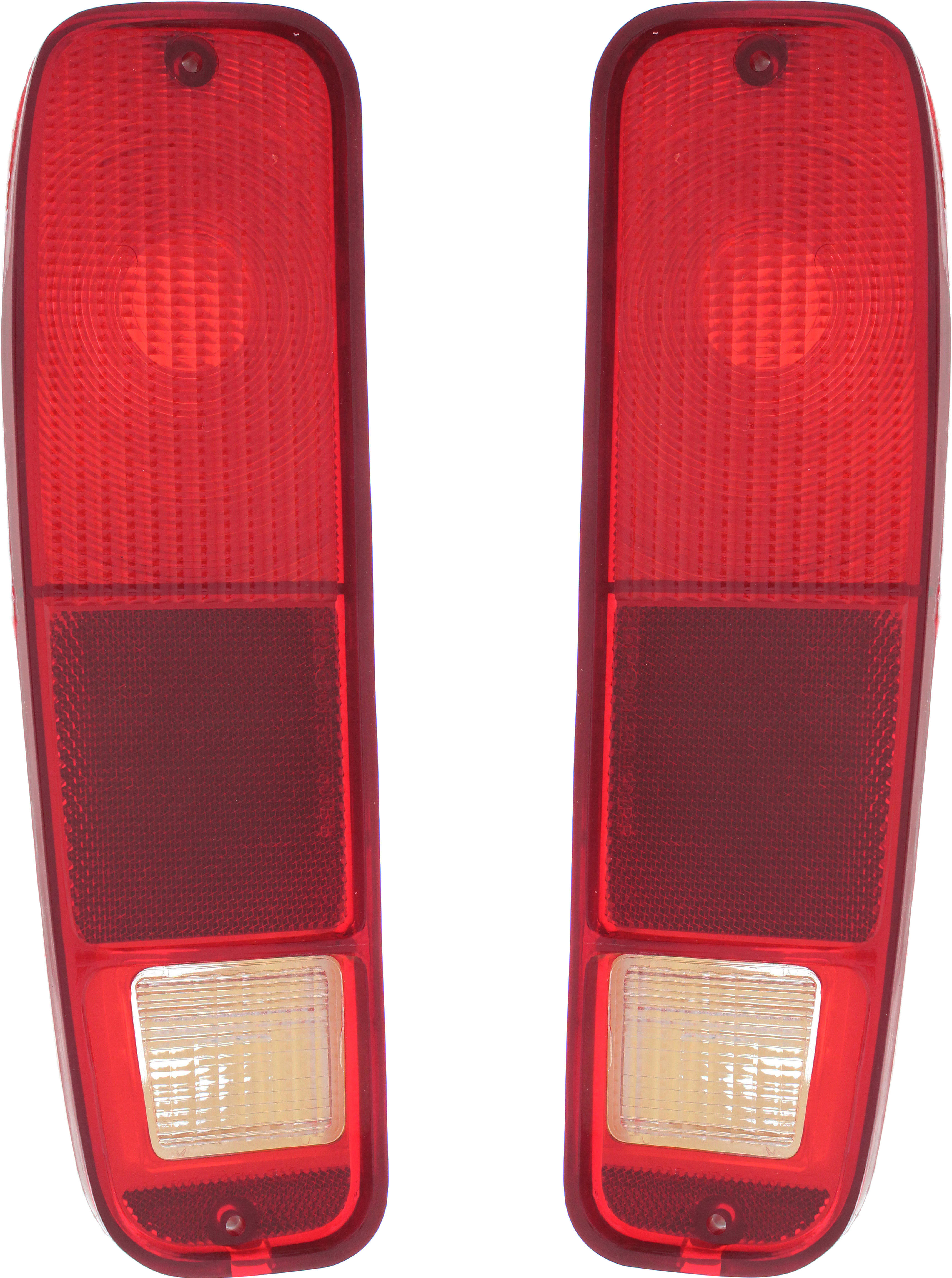 AM F SERIES 73-79 ECONOLINE VAN 75-91 TAIL LAMP RH AND LH Lens and Housing SKU SET TRI157 Partslink FO2800101 FO2801101 OEM D5UZ13404A D5UZ13405A