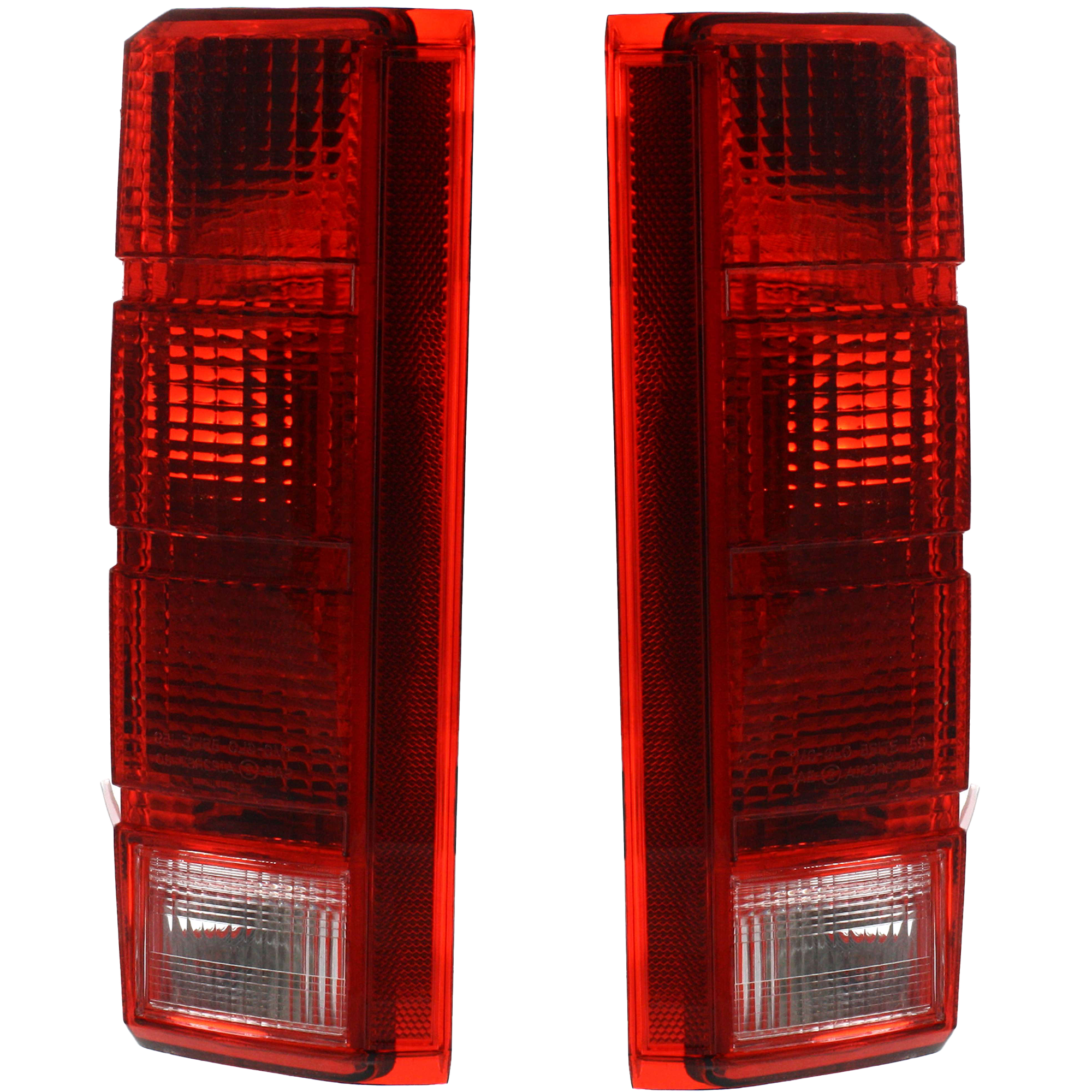 AM F SERIES 80-86 TAIL LAMP RH AND LH Lens and Housing SKU SET TRI159 Partslink FO2800103 FO2801102 OEM E4TZ13405B E4TZ13404B