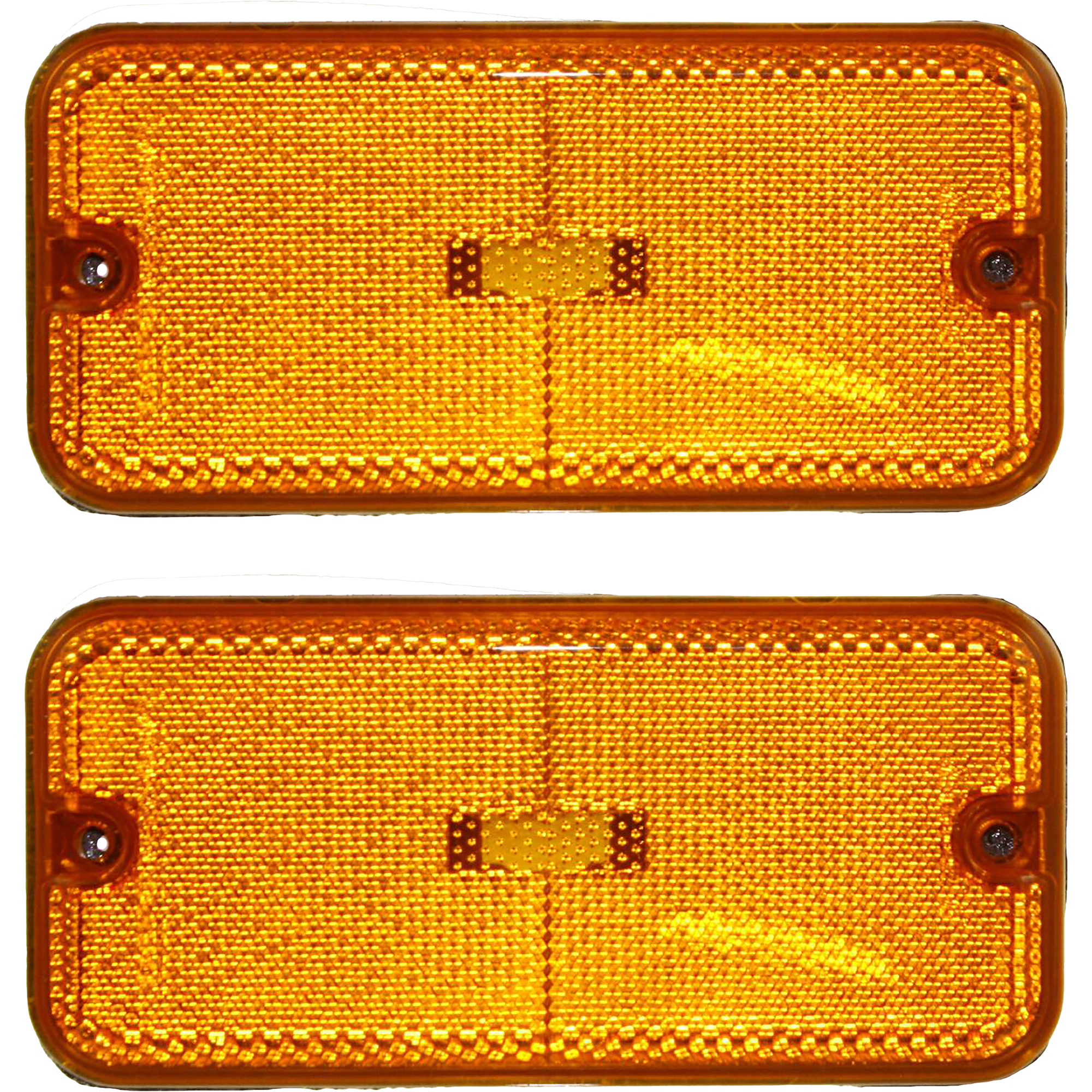 AM G SERIES VAN 85-96 FRONT SIDE MARKER LAMP RH AND LH Lens and Housing SKU SET TRI402 Partslink GM2550113 OEM 915489