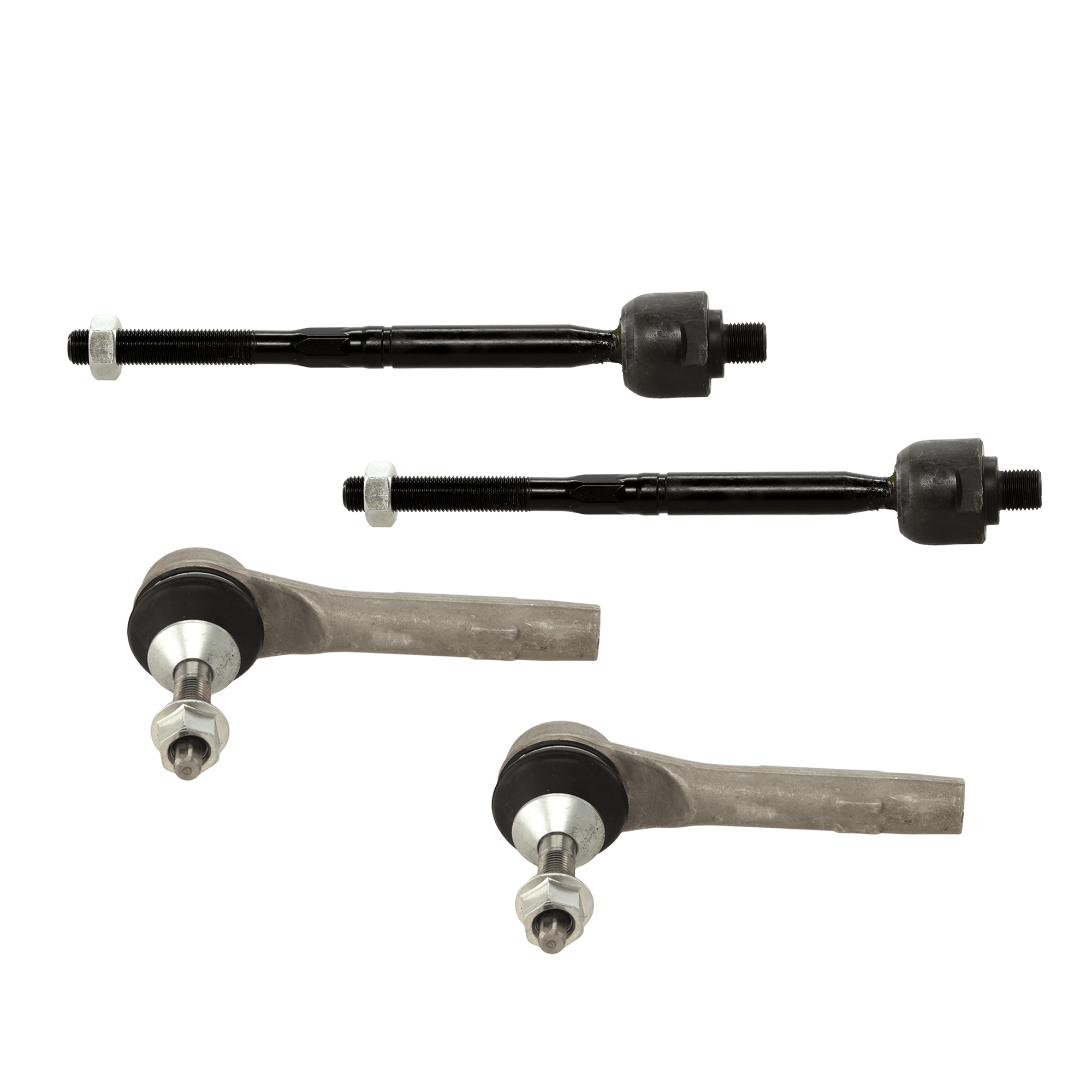 AM MODEL 3-17-21 MODEL S 16-22 FRONT TIE ROD RH AND LH Inner and Outer SKU SET TT28210002 OEM 104483100F 104483100H 10708010