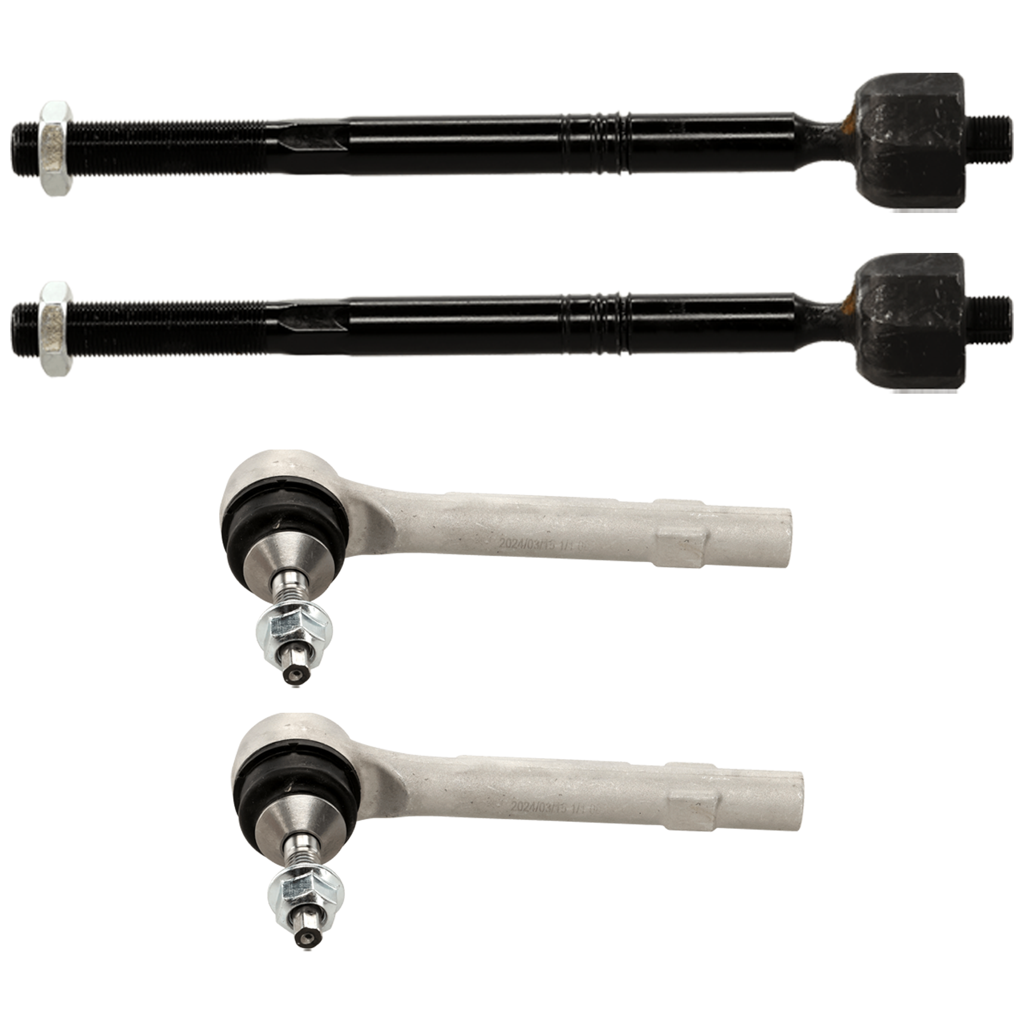 AM MODEL S 12-16 FRONT TIE ROD RH AND LH Inner and Outer SKU SET TT28210006 A OEM 145362800B J9C7533 LR026271 LR