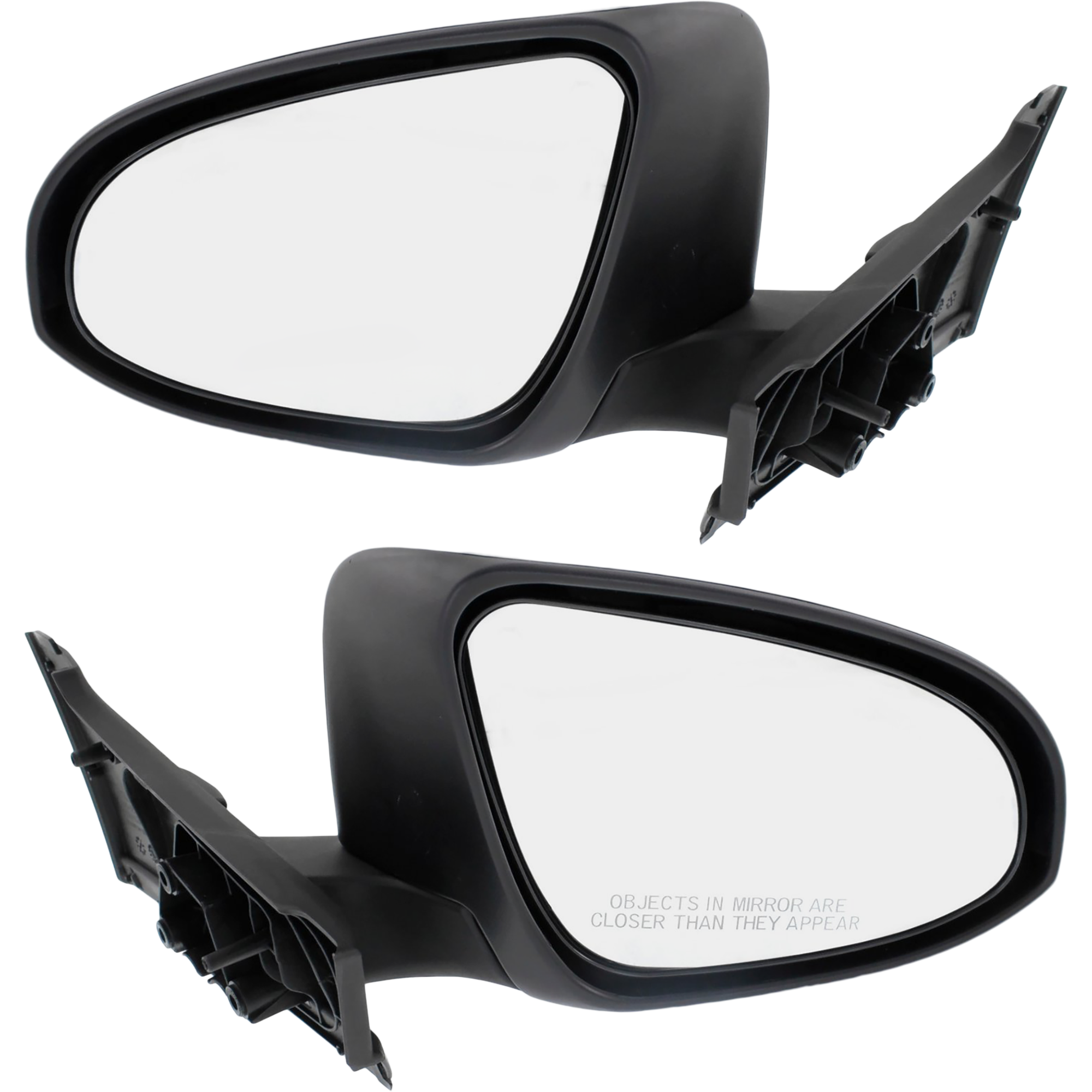 AM YARIS 15-19 MIRROR RH AND LH Manual Adjust Manual Folding Non Heated Paintable Hatchback France Built Vehicle SKU SET TY05R Partslink TO1320321 TO1321321 OEM 879100D560 PFM 879400D560 PFM