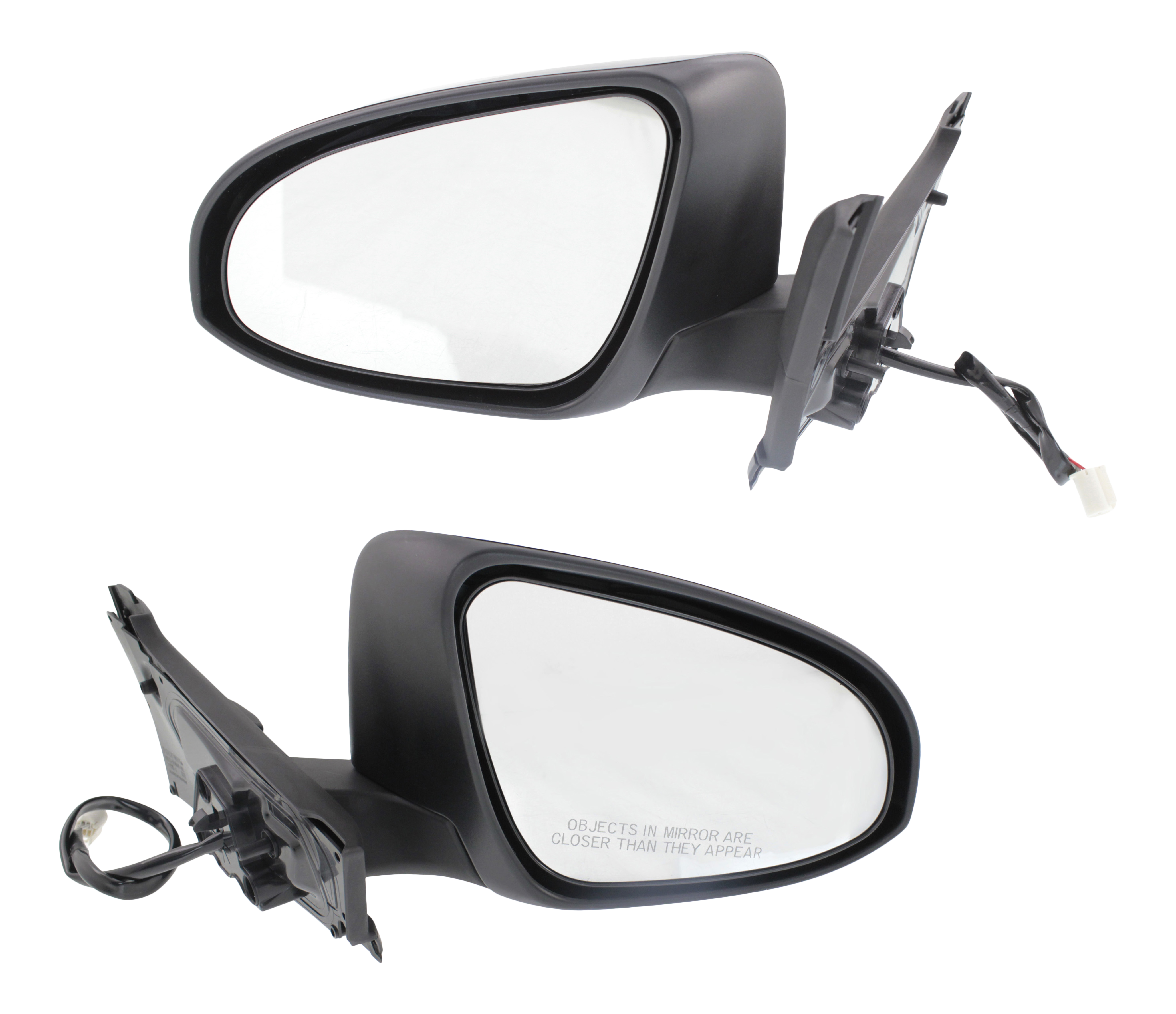 AM YARIS 15-19 MIRROR RH AND LH Power Manual Folding Non Heated Paintable Hatchback France Built Vehicle SKU SET TY06ER Partslink TO1320322 TO1321322 OEM 879100D550 PFM 879400D550 PFM