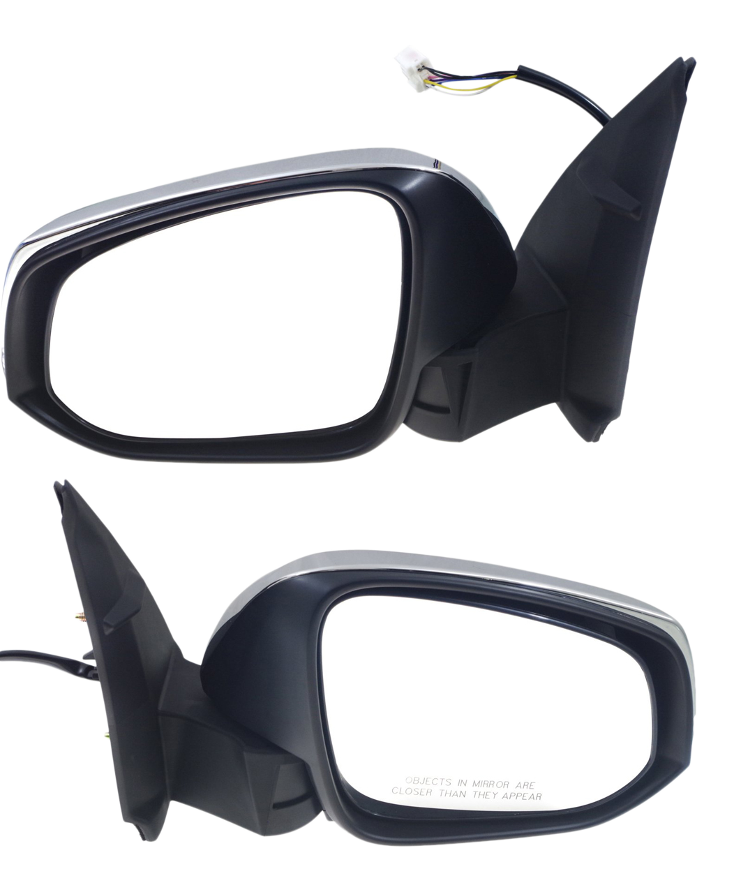 AM TACOMA 16-23 MIRROR RH AND LH Power Manual Folding Heated Chrome w Signal Light No BSD SKU SET TY09CR S Partslink TO1320353 TO1321353 OEM 8791004230 PFM 8794004240 PFM