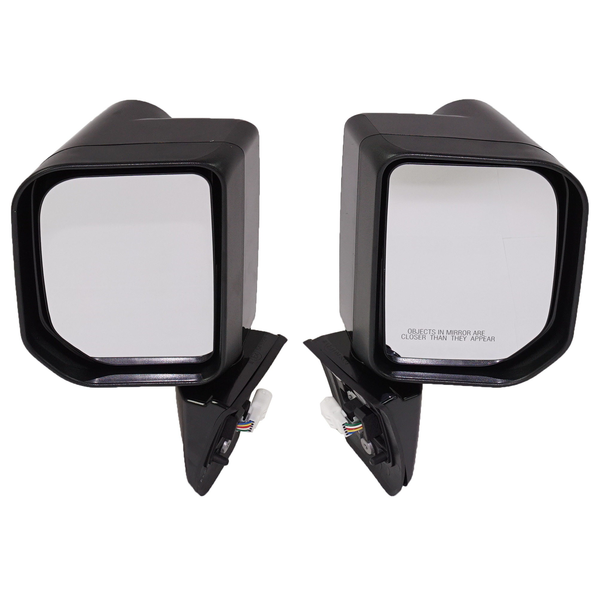 AM FJ CRUISER 07-14 MIRROR RH AND LH Power Manual Folding Non Heated Paintable w Signal Light w o Special Edition Package SKU SET TY100ER Partslink TO1320250 TO1321250 OEM 8791035A01-8794035871