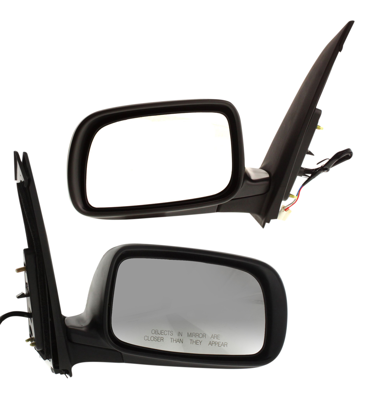 AM PRIUS 08-09 MIRROR RH AND LH Power Manual Folding Non Heated Paintable SKU SET TY103ER Partslink TO1320255 TO1321255 OEM 8791047250-8794047230