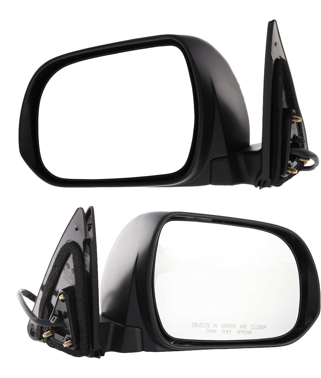 AM HIGHLANDER 08-13 MIRROR RH AND LH Power Manual Folding Heated Paintable w Puddle Light Hybrid Non Hybrid Model 08-10 Japan Built Vehicle SKU SET TY104ER Partslink TO1320251 TO1321251 OEM 8791048363-8794048343
