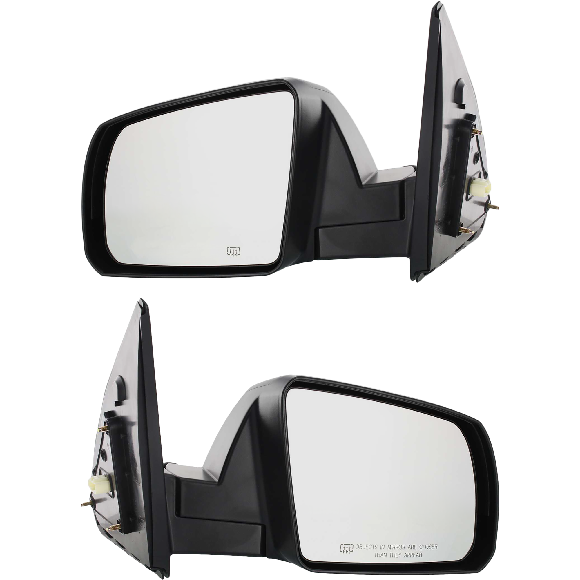 AM TUNDRA 07-13 MIRROR RH AND LH Non Towing Power Manual Folding Heated Textured No Memory Puddle Light and Signal Light w Cold Climate Spec Base SR5 Models SKU SET TY105ER Partslink TO1320252 TO1321252 OEM 879100C181-879400C181
