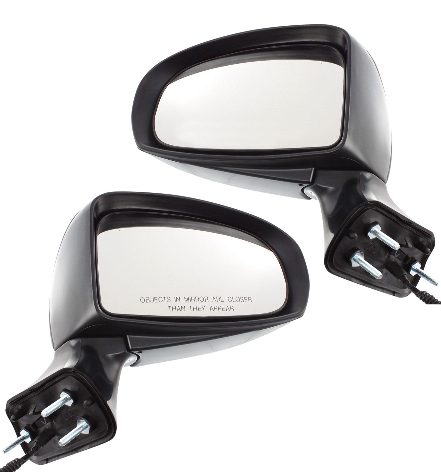 AM VENZA 09-13 MIRROR RH AND LH Power Manual Folding Non Heated Paintable SKU SET TY109ER Partslink TO1320257 TO1321257 OEM 879100T010C0-879400T010C0
