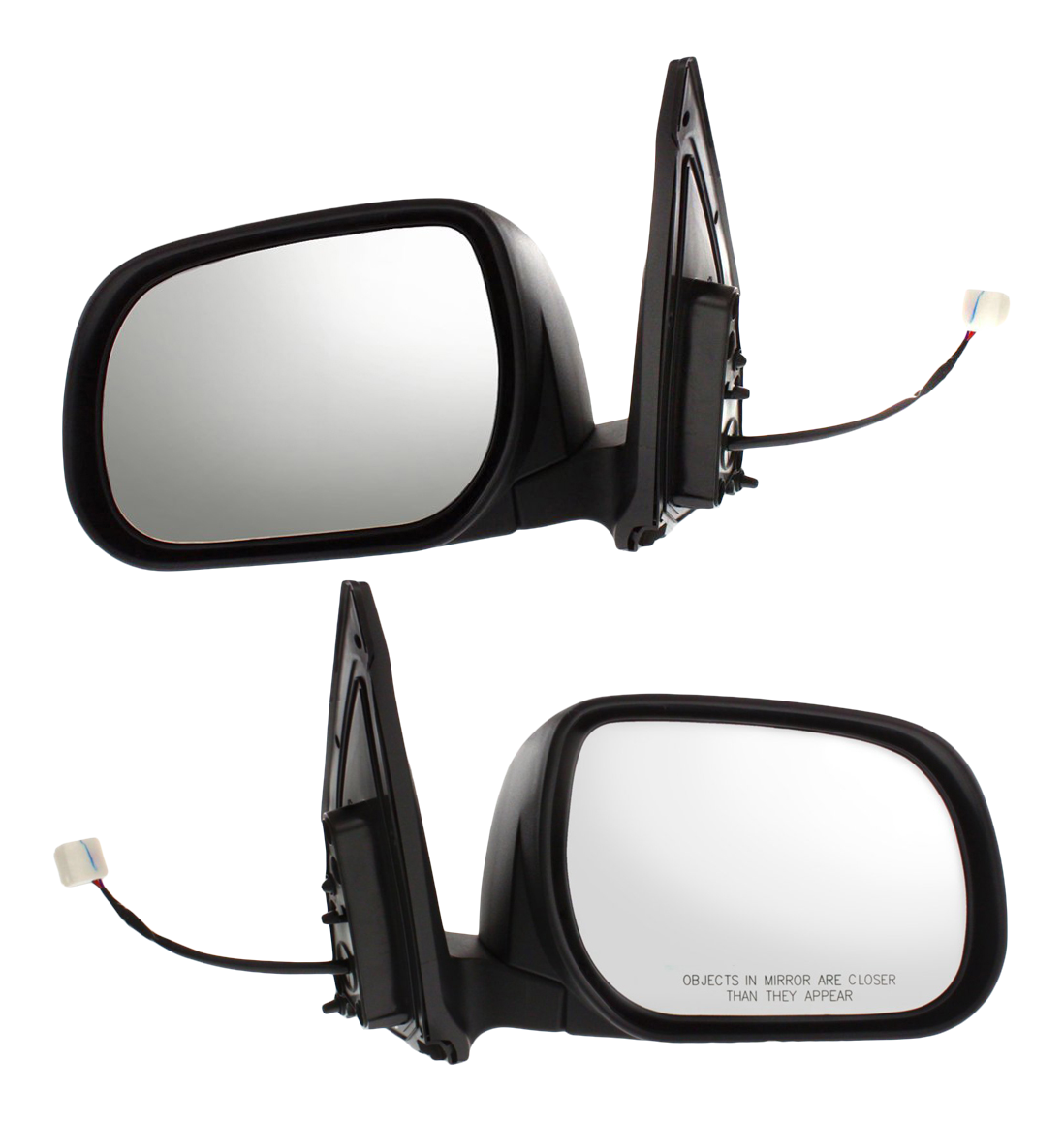 AM RAV4-09-12 MIRROR RH AND LH Power Manual Folding Non Heated Paintable No Signal Light Exc. Limited Model Japan Built Vehicle SKU SET TY112ER Partslink TO1320264 TO1321264 OEM 8791042B40-8794042B10