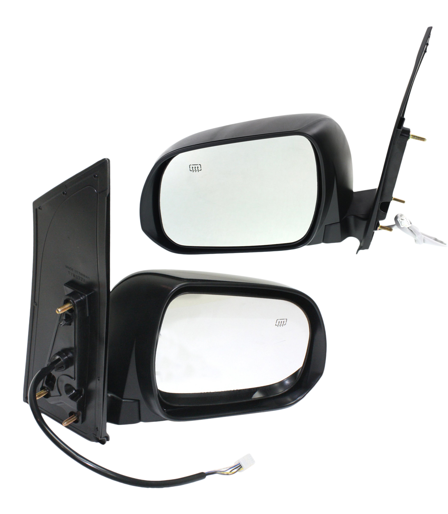 AM SIENNA 11-12 MIRROR RH AND LH Power Manual Folding Heated Paintable No Signal Light SKU SET TY113ER Partslink TO1320265 TO1321265 OEM 8791008092C0-8794008092C0