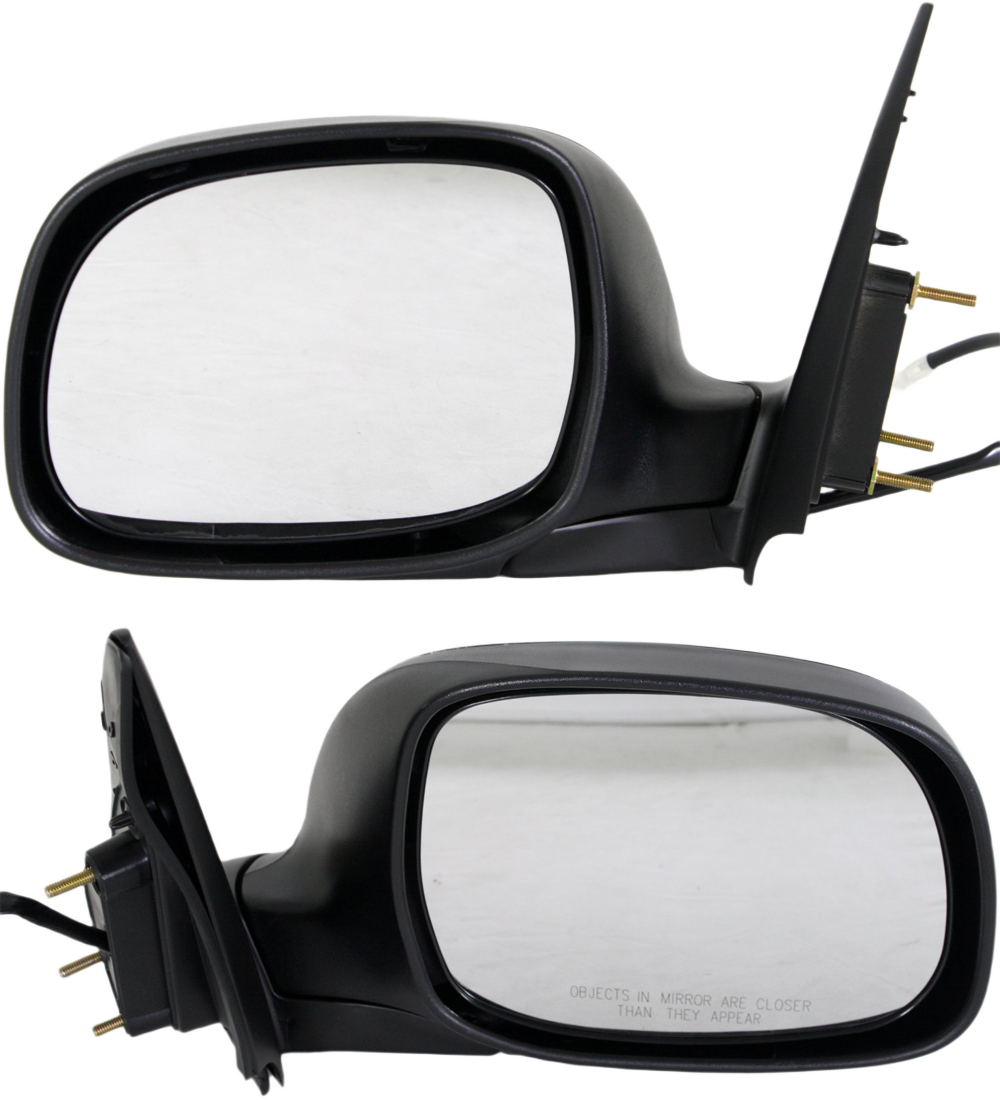 AM TUNDRA 04-06 MIRROR RH AND LH Non Towing Power Non Heated Manual Folding Chrome SR5 Model Double Cab SKU SET TY118ER Partslink TO1320228 TO1321228 OEM 879100C080-879400C080