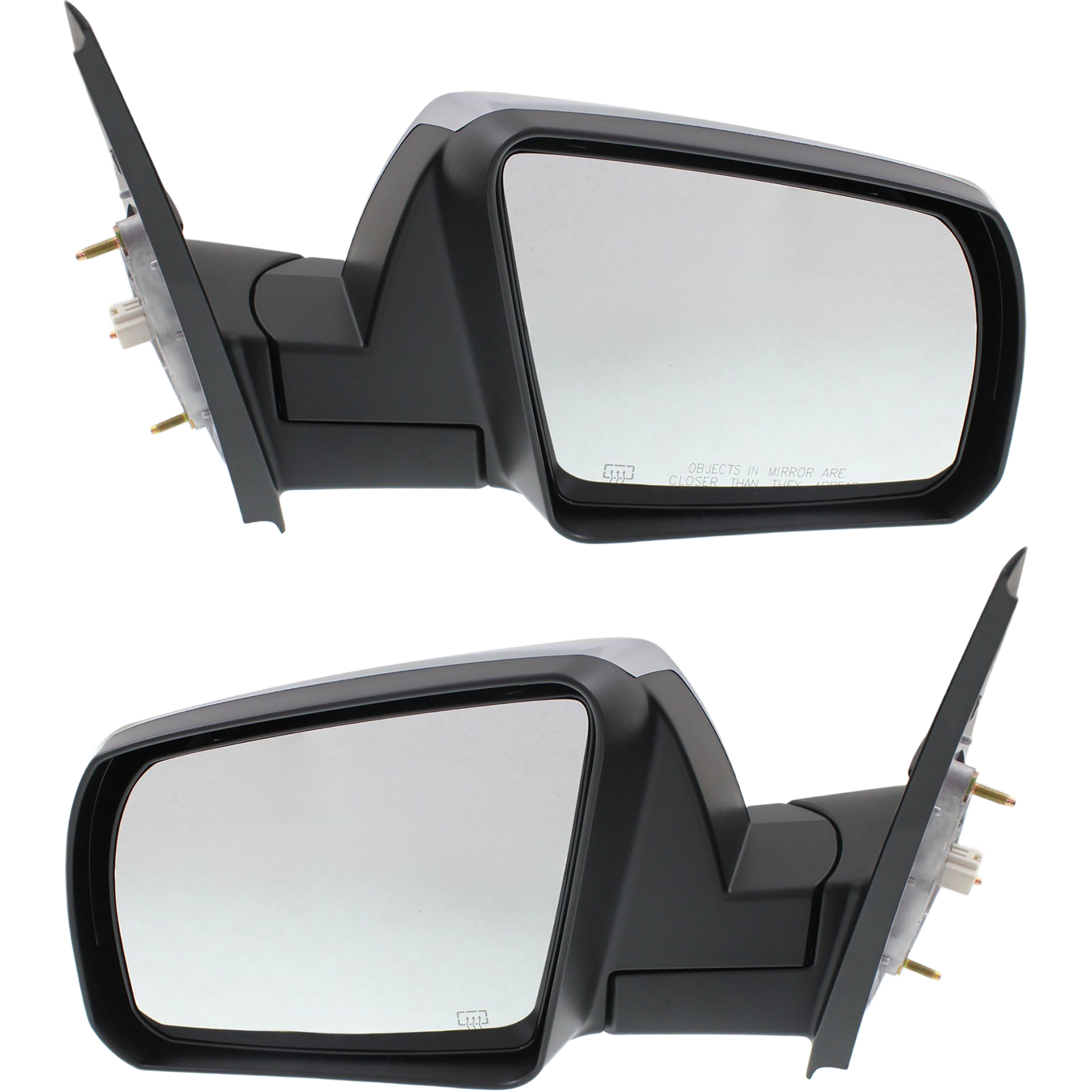 AM TUNDRA 14-21 MIRROR RH AND LH Non Towing Power Manual Folding Heated Chrome No Signal Light w o Lane Change Assist SKU SET TY123ER Partslink TO1320304 TO1321304 OEM 879100C470-879400C490