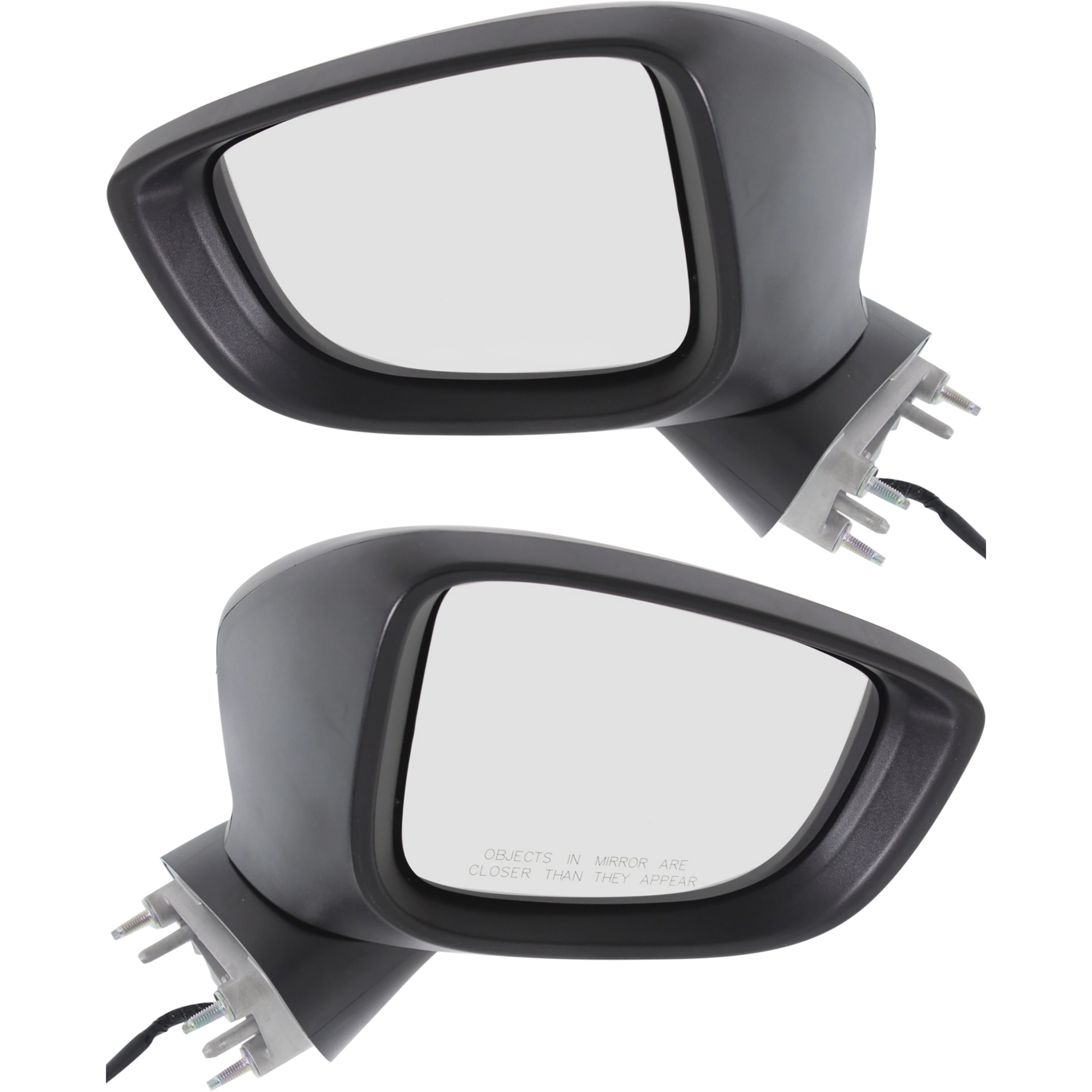 AM YARIS 16-18 MIRROR RH AND LH Power Manual Folding Non Heated Paintable w Signal Light Sedan SKU SET TY128ER S OEM 87908WB006-87909WB006