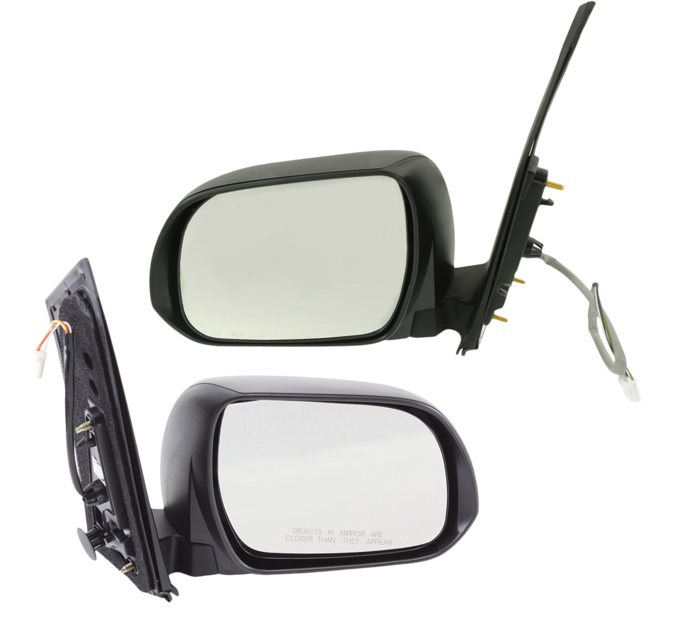 AM SIENNA 11-14 MIRROR RH AND LH Power Manual Folding Non Heated Textured No Memory SKU SET TY132ER Partslink TO1320268 TO1321268 OEM 8791008081-8794008081