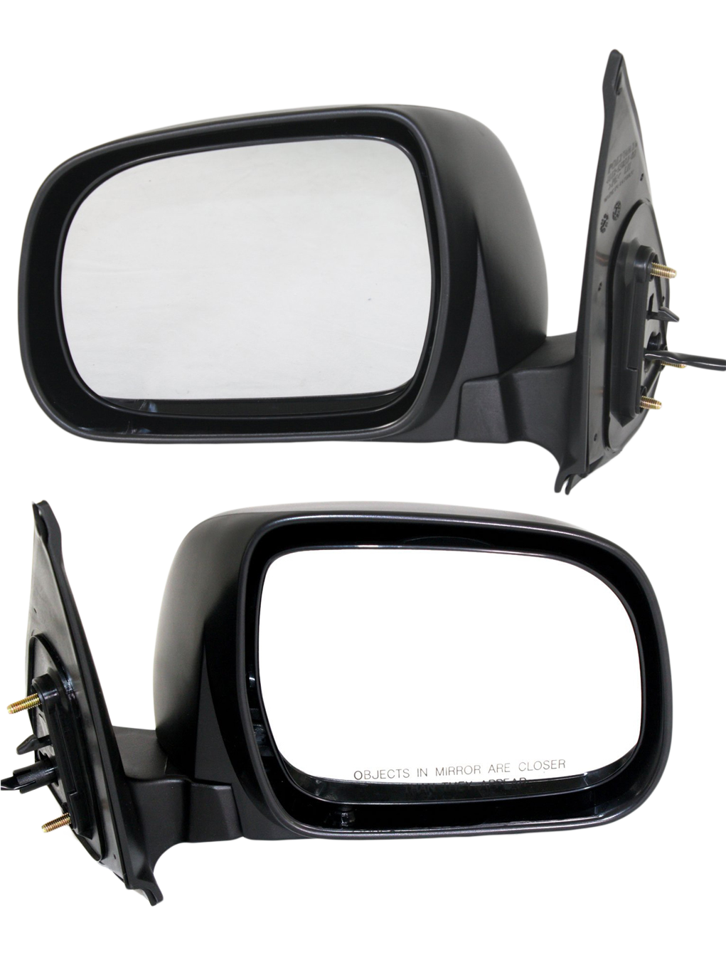 AM TACOMA 05-10 MIRROR RH AND LH Power Manual Folding Non Heated Paintable SKU SET TY135ER Partslink TO1320203 TO1321203 OEM 8791004180C0-8794004190C0