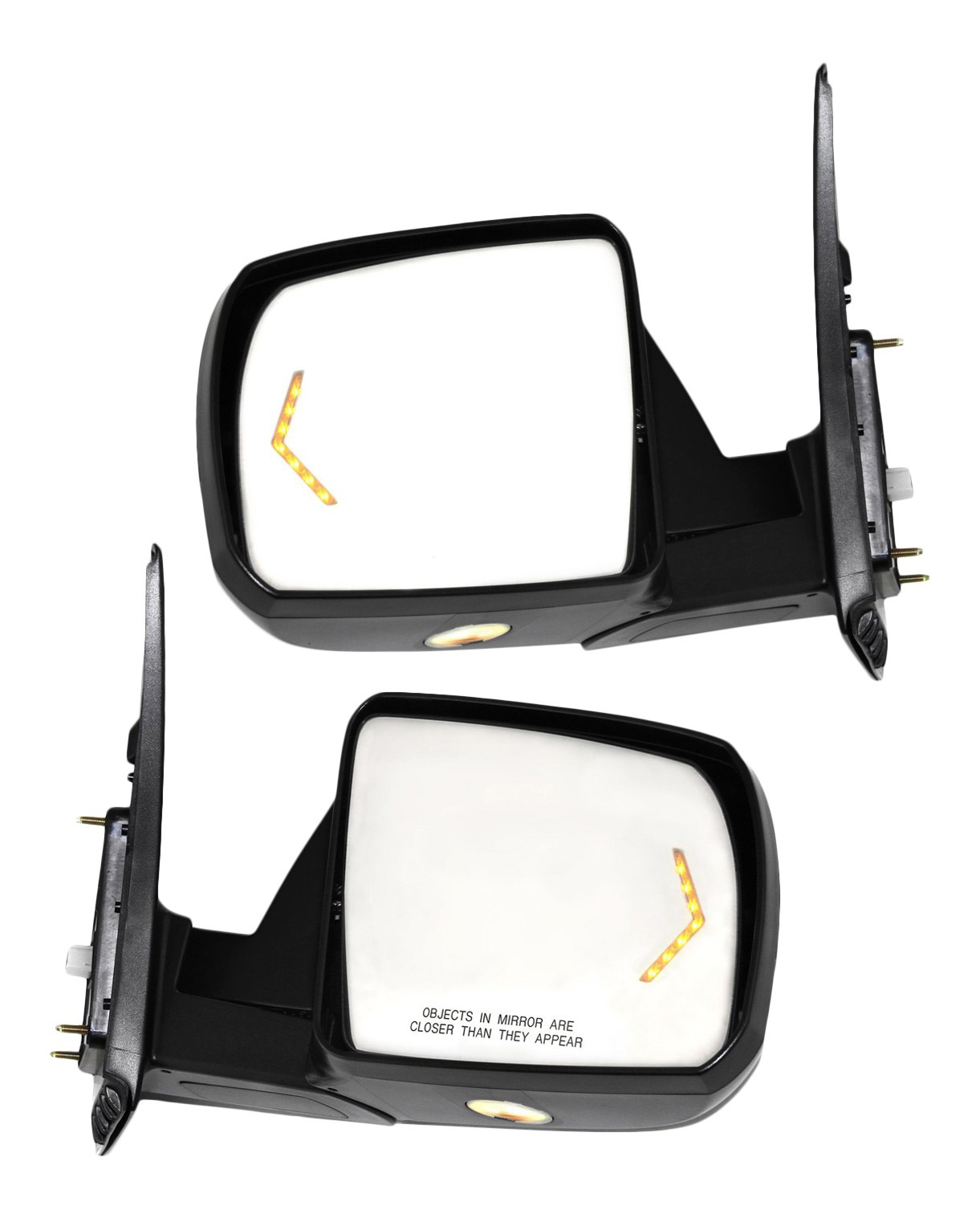 AM SEQUOIA 08-11 TUNDRA 07-13 MIRROR RH AND LH Non Towing Power Power Folding Heated Chrome w Memory Puddle Light and Signal Light Sequoia Limited Platinum Models Tundra Limited Model SKU SET TY137ER S Partslink TO1320270 TO1321270 OEM 879100C213-879400C213