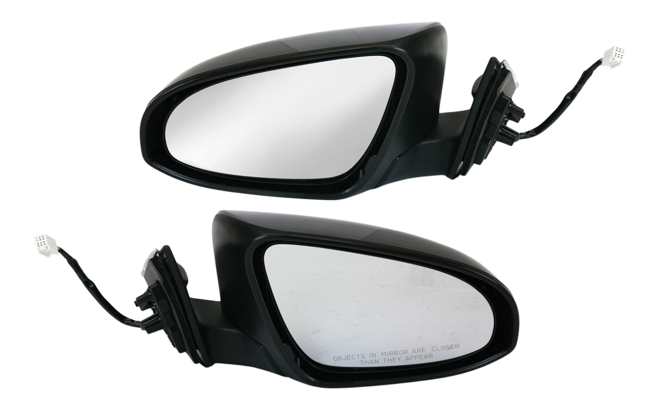 AM CAMRY 12-14 MIRROR RH AND LH Power Manual Folding Heated Paintable No Auto dimming BSD Memory and Signal Light SKU SET TY145ER Partslink TO1320276 TO1321276 OEM 8790806410 PFM 8790806411-8790