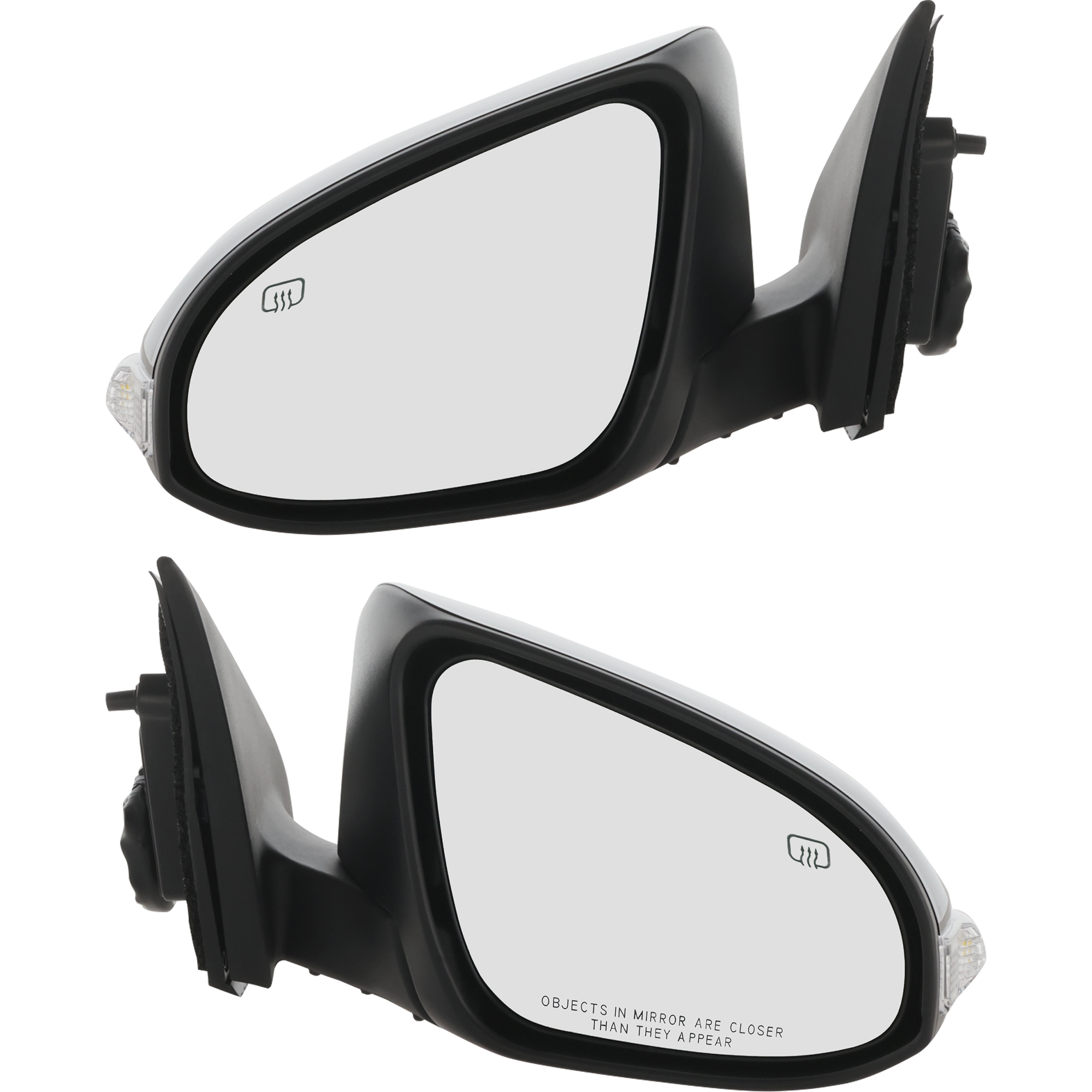 AM AVALON 13-18 MIRROR RH AND LH Power Manual Folding Heated Paintable w In housing Signal Light and Memory No Auto dimming and BSD SKU SET TY153ER S Partslink TO1320292 TO1321292 OEM 8790107011 PFM 8790607041 PFM